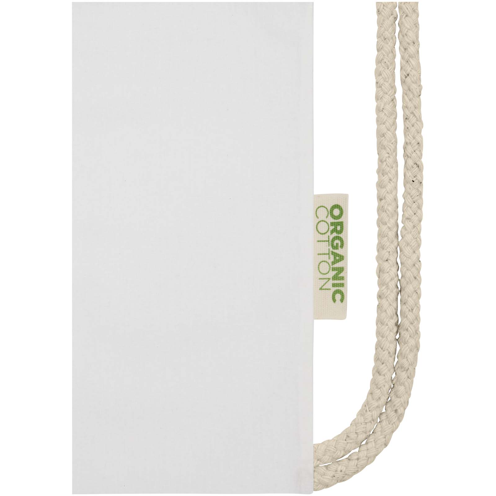 Odisha 140 g/m² OCS Bio-Sportbeutel 5L weiss
