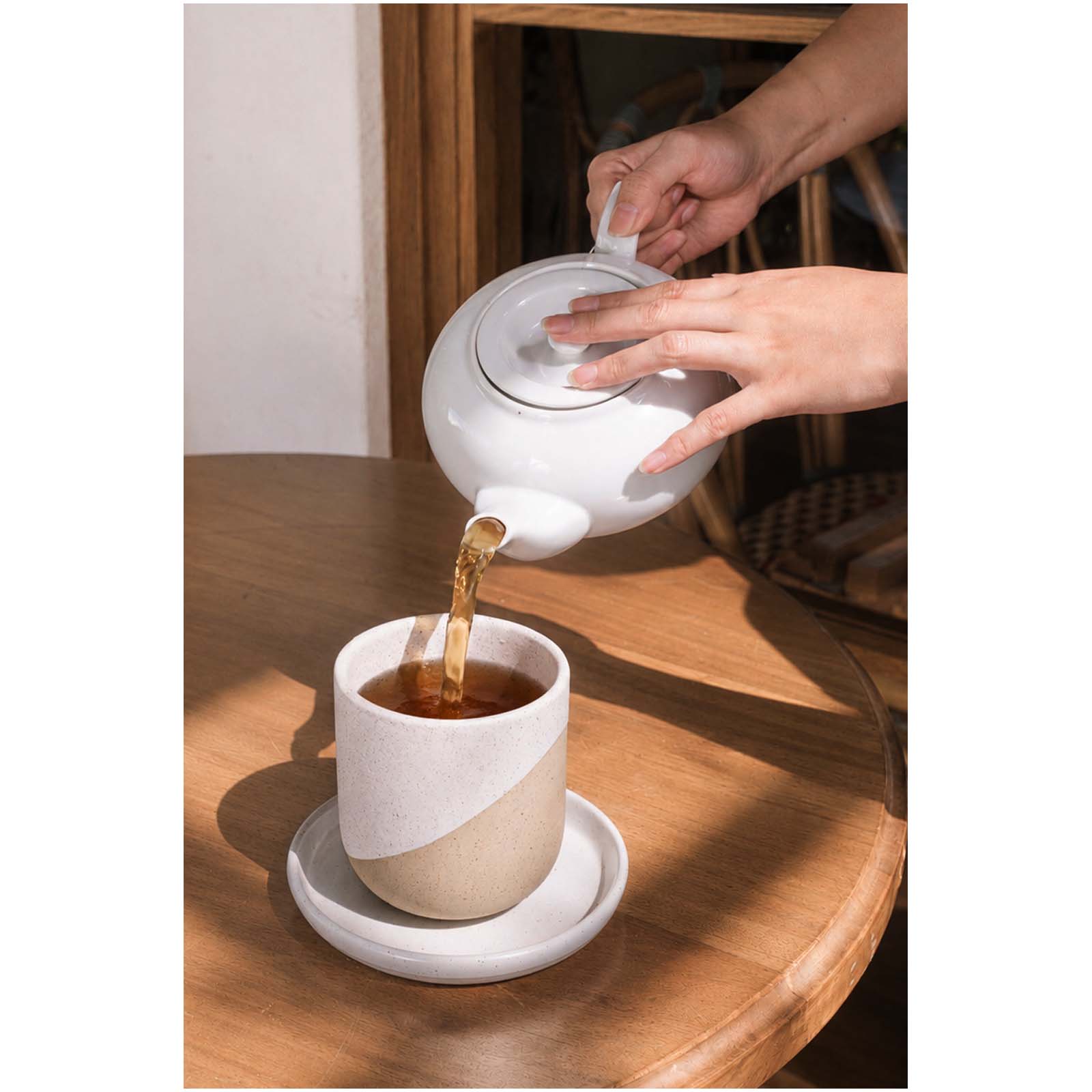Originalhome Reclay 350 ml Tee- und Matcha-Becher Set weiss