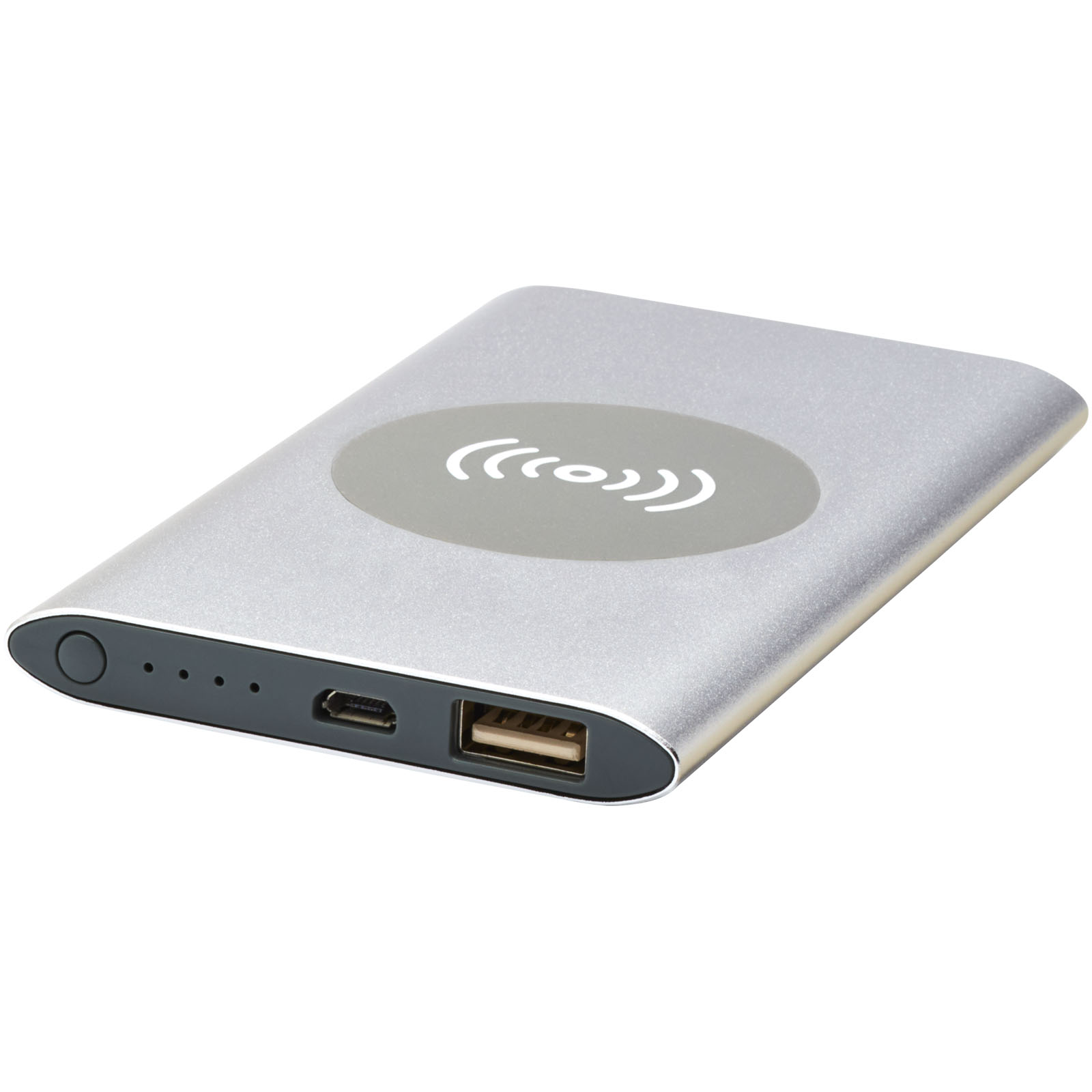 Juice 4000 mAh kabellose Powerbank silber