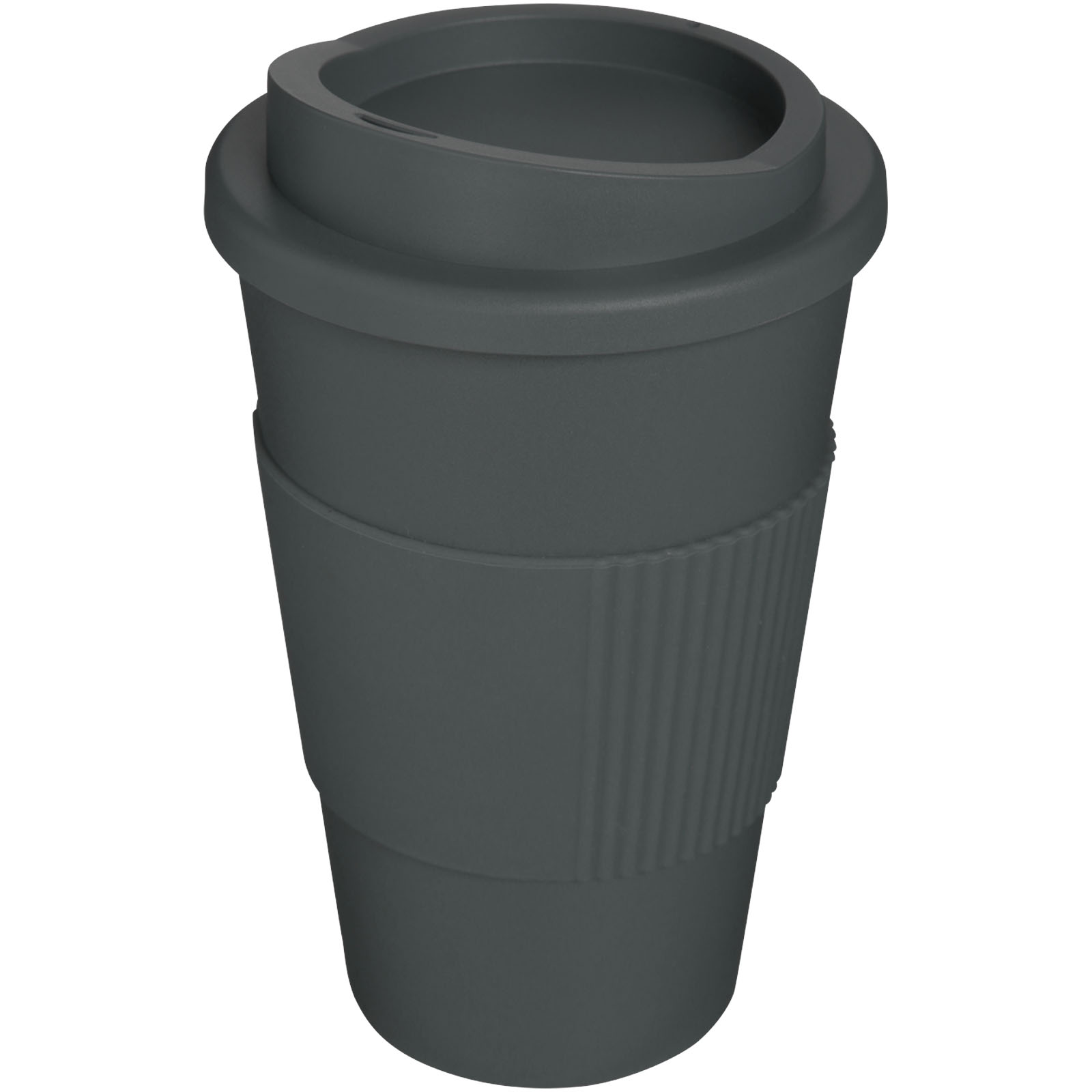 Americano® 350 ml Isolierbecher mit Schutzring grau