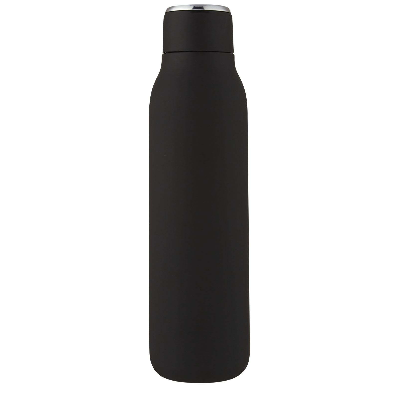 Marka 600 ml Kupfer-Vakuum Isolierflasche mit Metallschlaufe schwarz