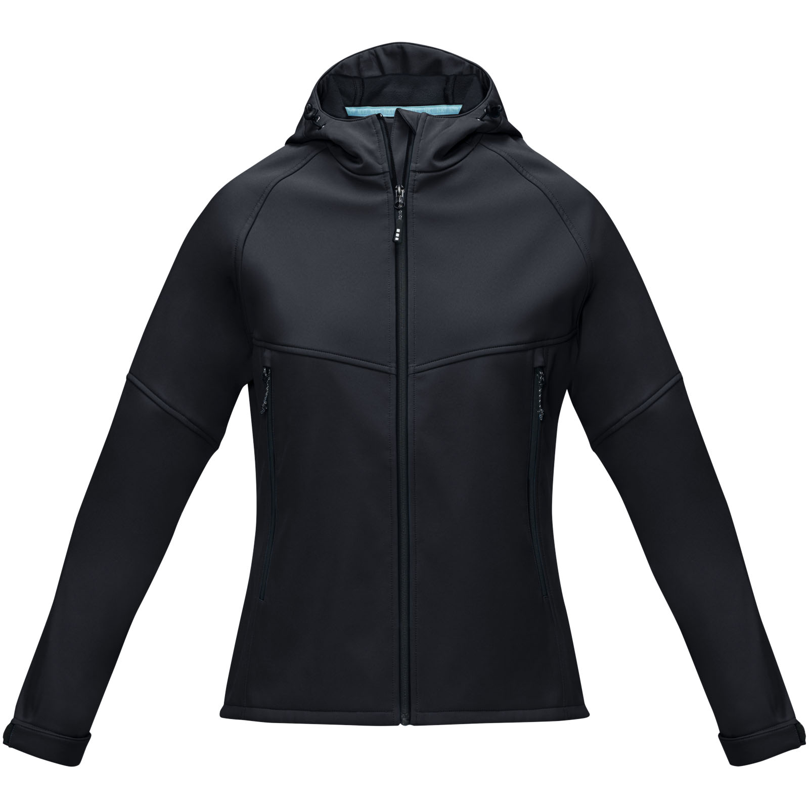 Coltan Softshelljacke aus recyceltem Material für Damen schwarz