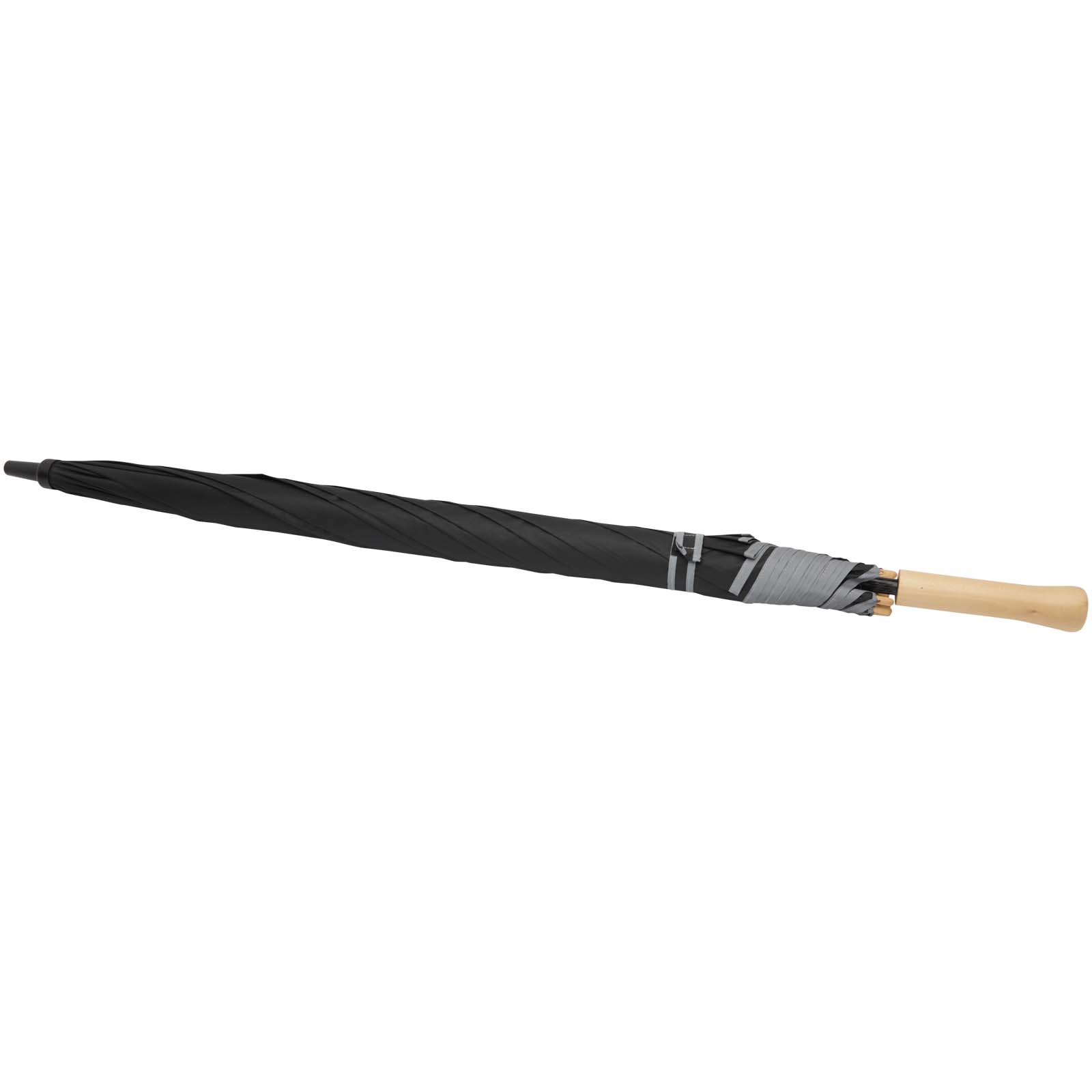 Norman 30" RPET Sturmschirm schwarz