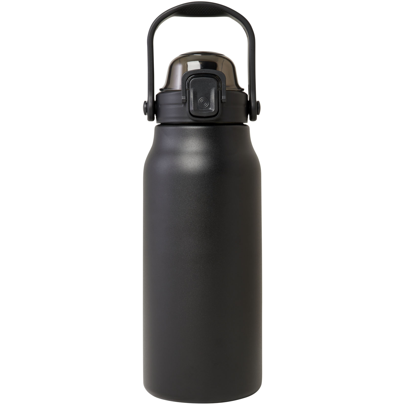 Giganto 1600 ml RCS-zertifizierte Kupfer-Vakuum Isolierflasche aus recyceltem Edelstahl schwarz