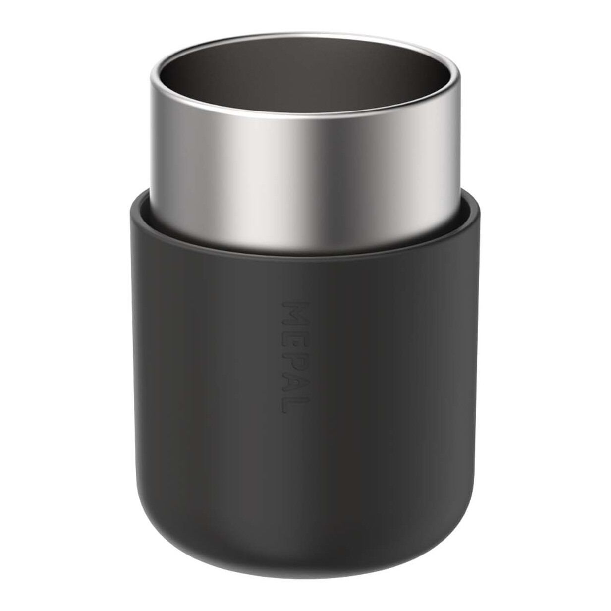 Mepal Ellipse 300 ml To Go Becher aus recyceltem Edelstahl schwarz