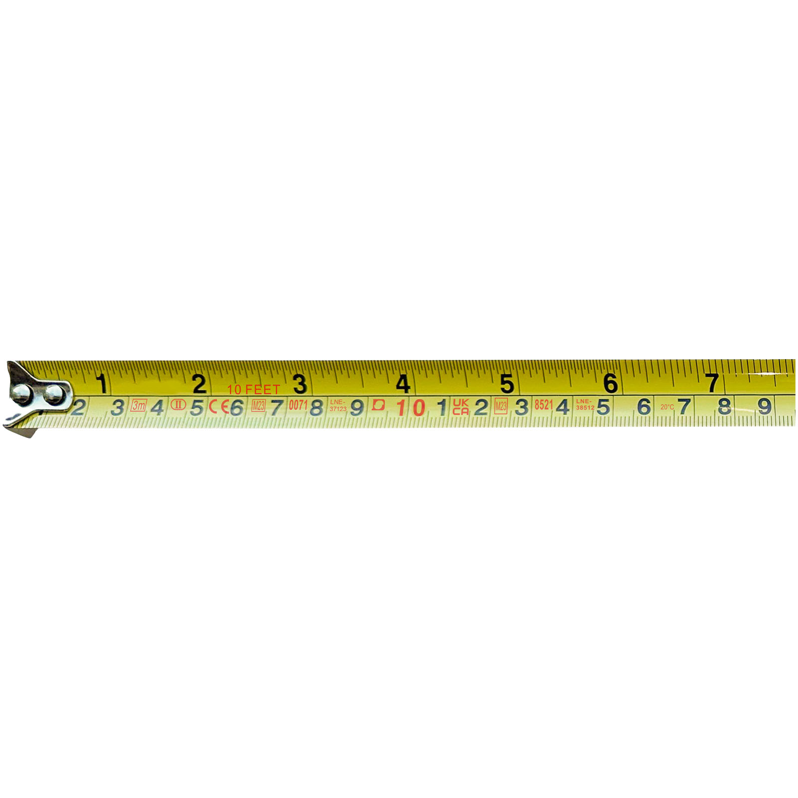 Rule 3 Meter Maßband aus recyceltem RCS Kunststoff gelb