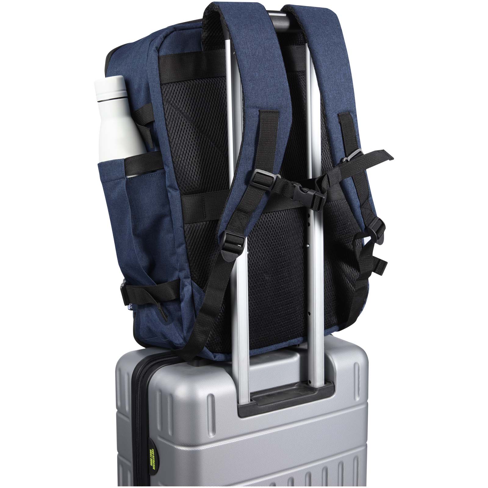 Libra 17" GRS recycelter Kabinenrucksack 25L heather navy