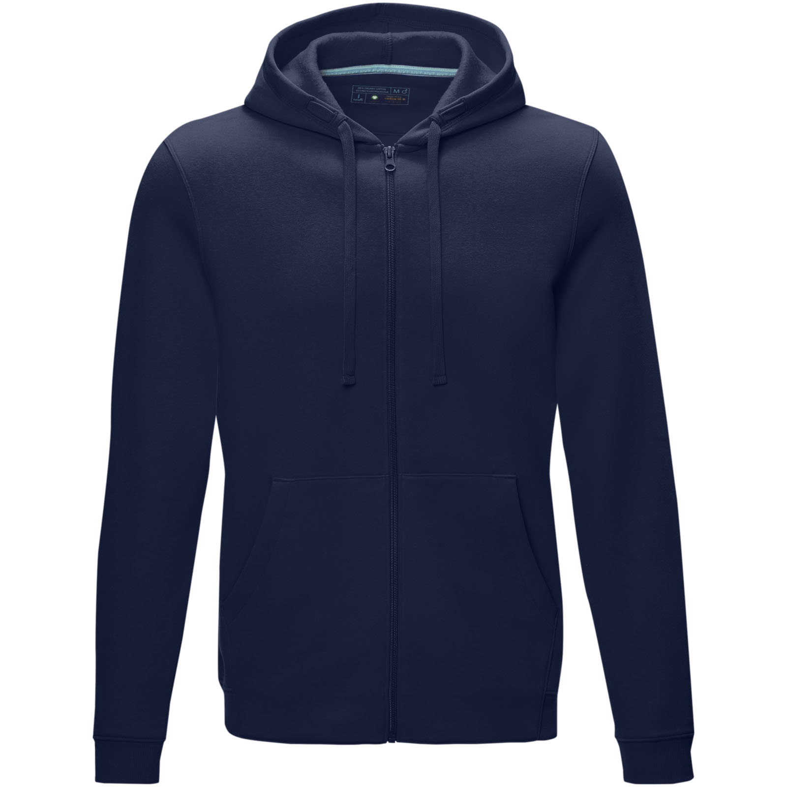 Ruby Hoodie mit durchgehendem Reißverschluss aus Bio-Material für Herren navy