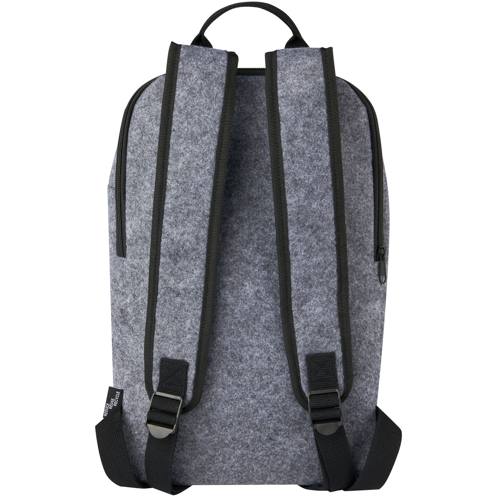 Felta Kühlrucksack aus GRS-recyceltem Filz 7 L mittelgrau