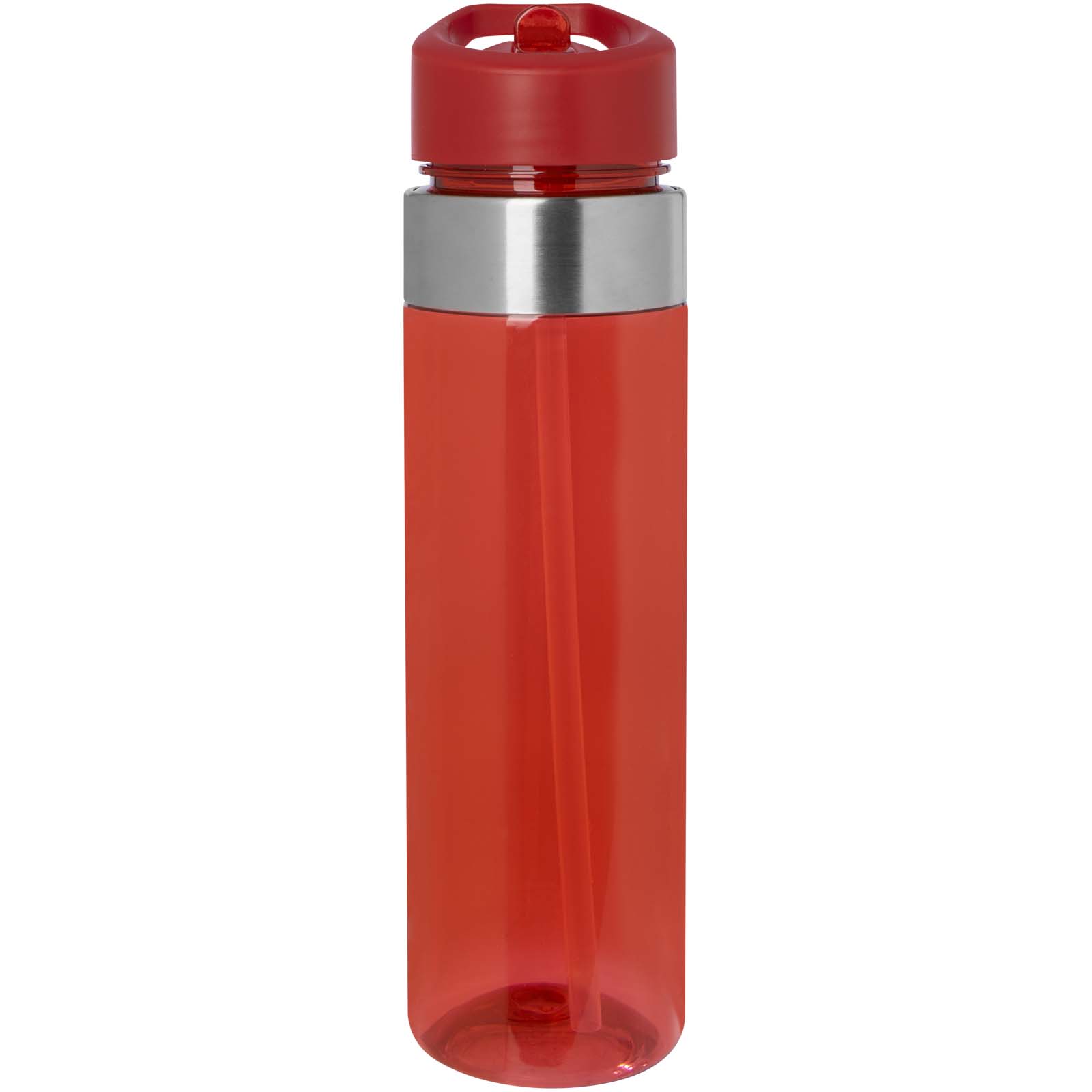 Dylan 650 ml Tritan Flasche mit Ausgussdeckel rot