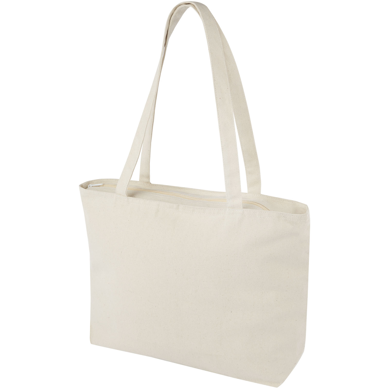 Ningbo 320 g/m Reißverschluss Tragetasche 15L natural