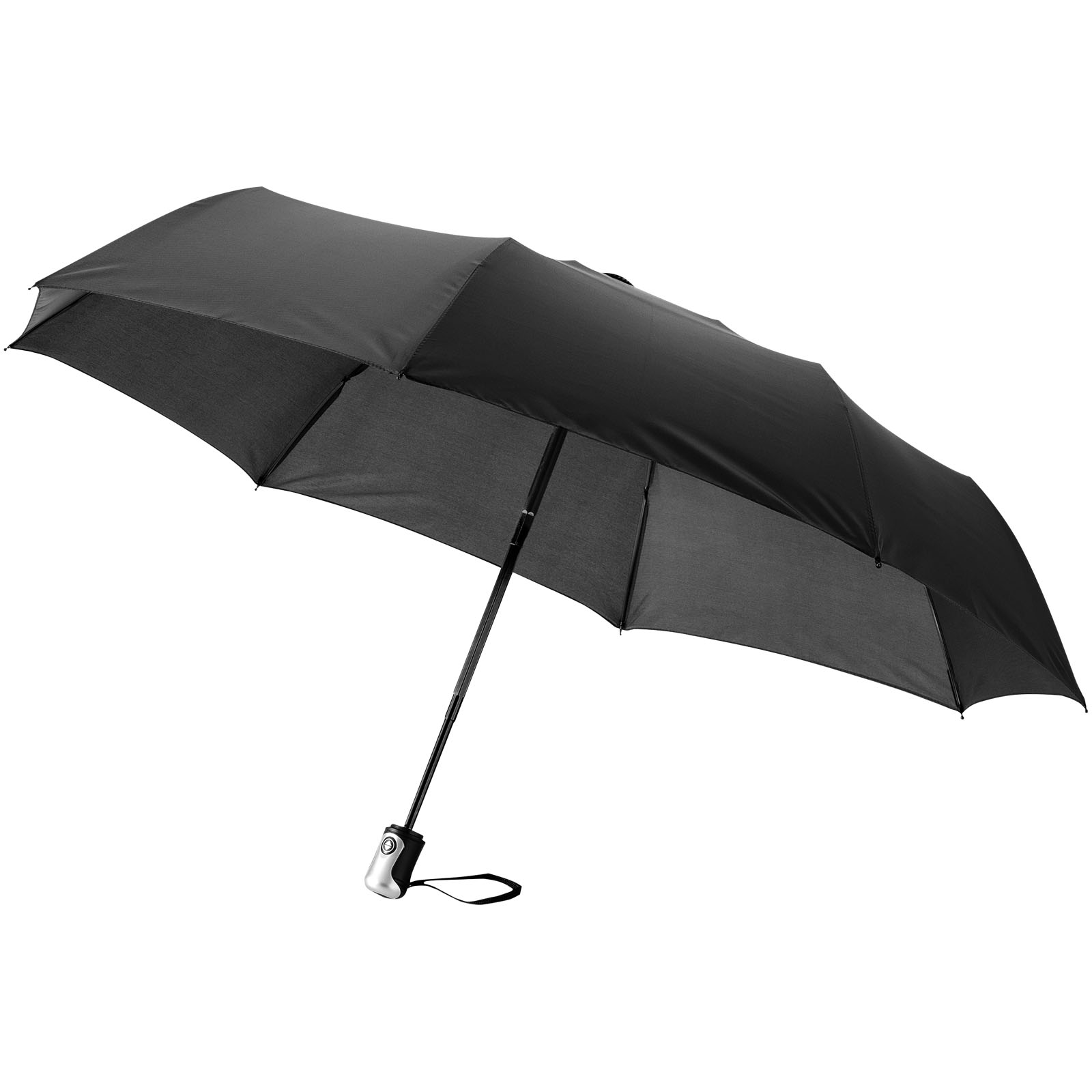 Alex 21,5" Vollautomatik Kompaktregenschirm schwarz