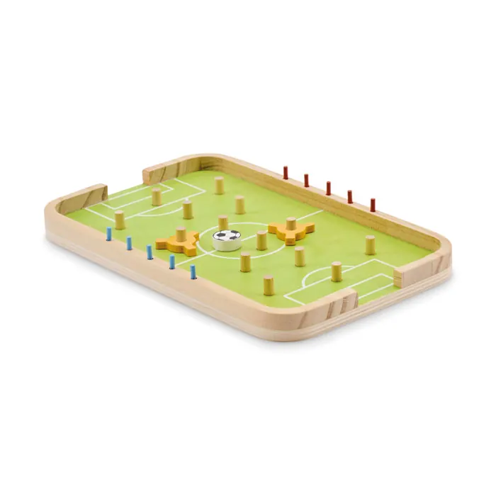Fußballspiel aus Holz