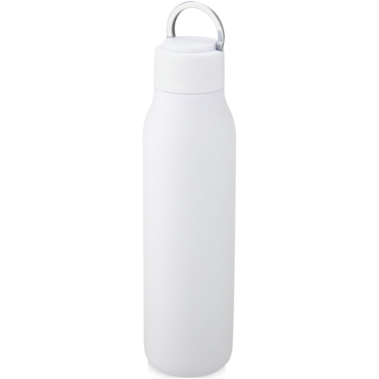 Marka 600 ml Kupfer-Vakuum Isolierflasche mit Metallschlaufe weiss
