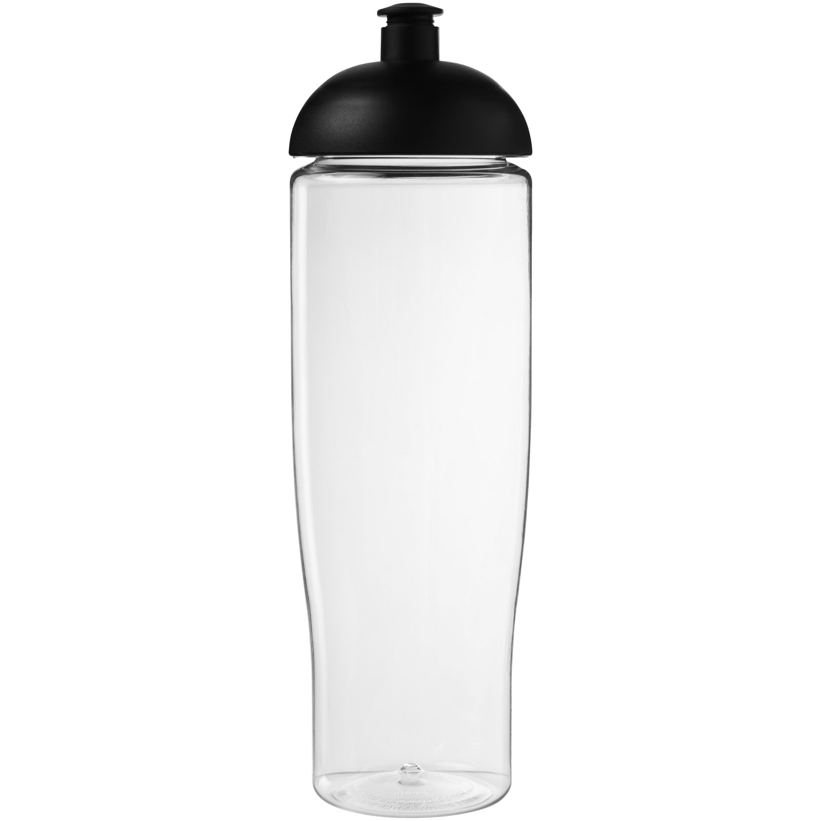 H2O Active® Tempo 700 ml Sportflasche mit Stülpdeckel transparent, schwarz
