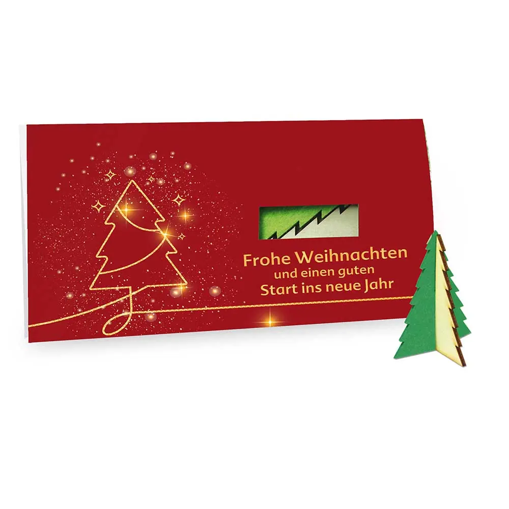 Steckfiguren-Karte Filz - Standardmotiv