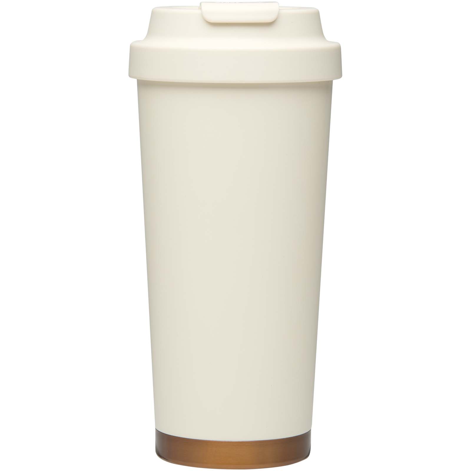 Hampton 480 ml RCS vakuumisolierter One-Touch Becher aus recyceltem Edelstahl creme