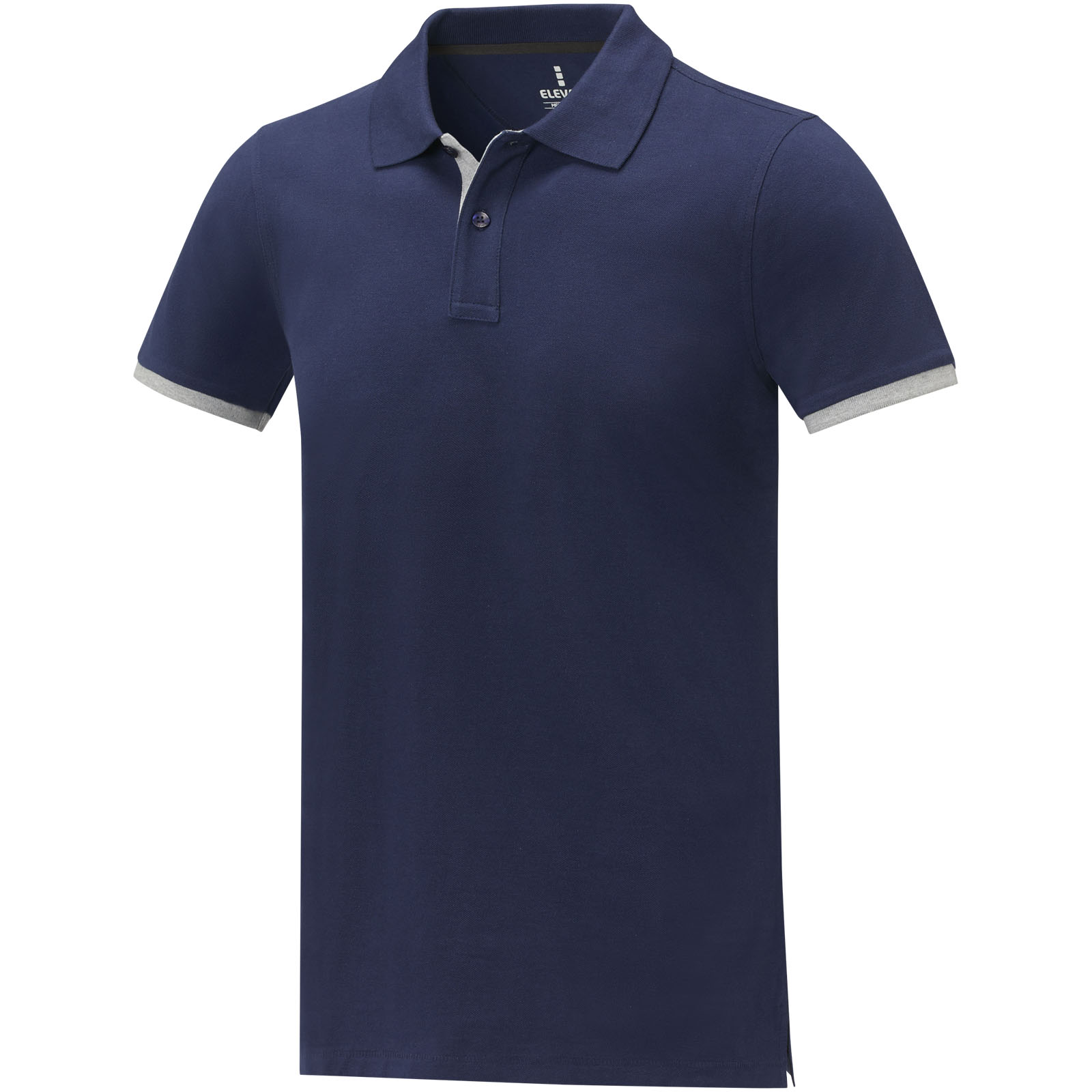 Morgan 200 g/m² Polo für Herren, zweifarbig navy