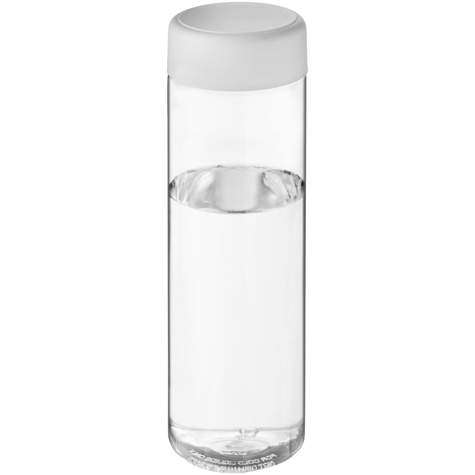 H2O Active® Vibe 850 ml Sportflasche mit Drehdeckel transparent, weiss