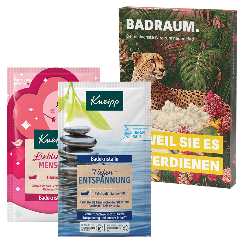 Promotion Case, Kneipp Badekristalle Tiefenentspannung