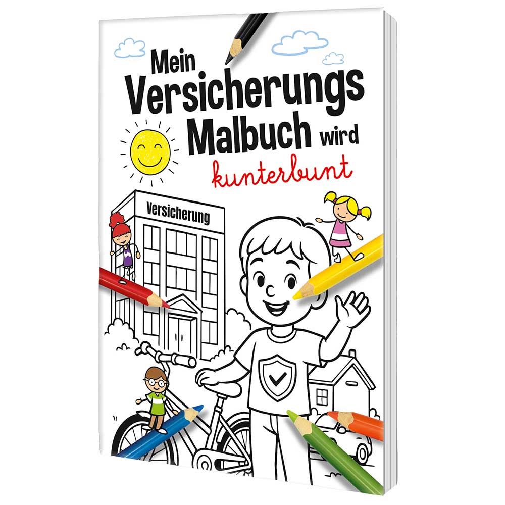 Malbuch / Mal-Set A6 - Versicherung