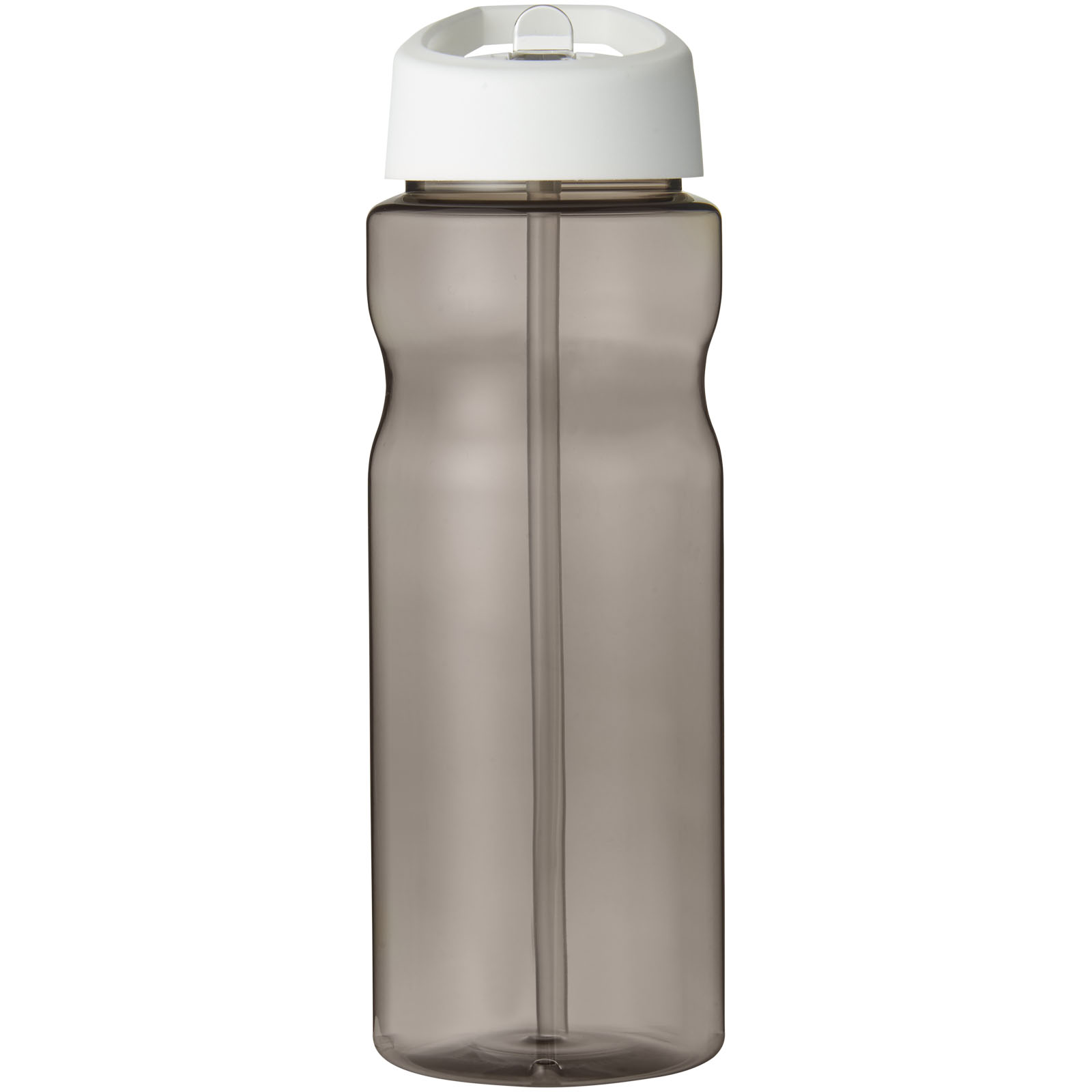H2O Active® Base Tritan™ 650 ml Sportflasche mit Ausgussdeckel kohle, weiss