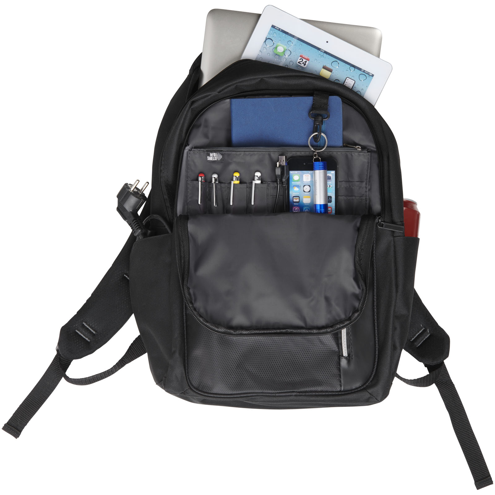 Vault RFID 15" Laptop-Rucksack 16L schwarz