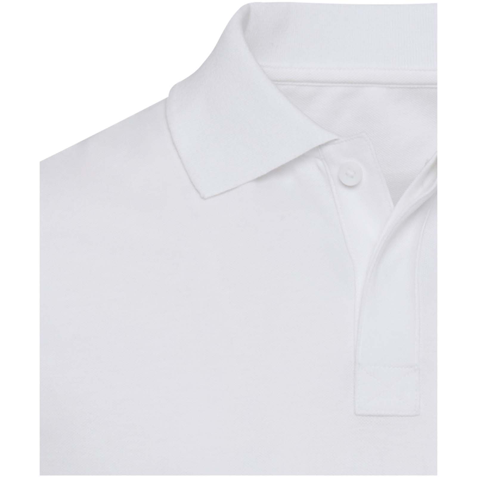 Graphite 180 g/m² Kurzärmeliges Poloshirt Bio Baumwolle (OCS), unisex weiss