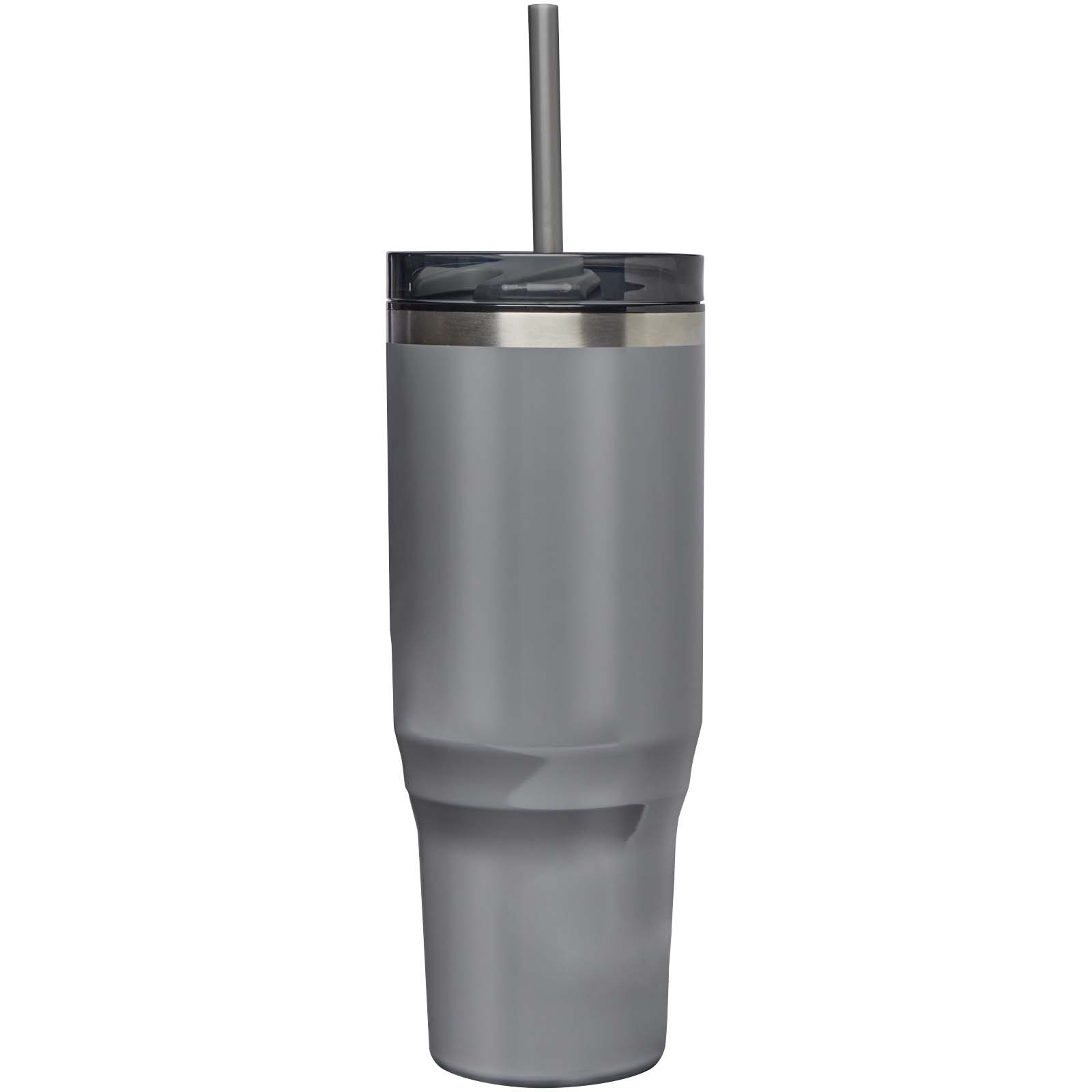Melbourne 1200 ml RCS-zertifizierter Isolierbecher mit Strohhalm grau