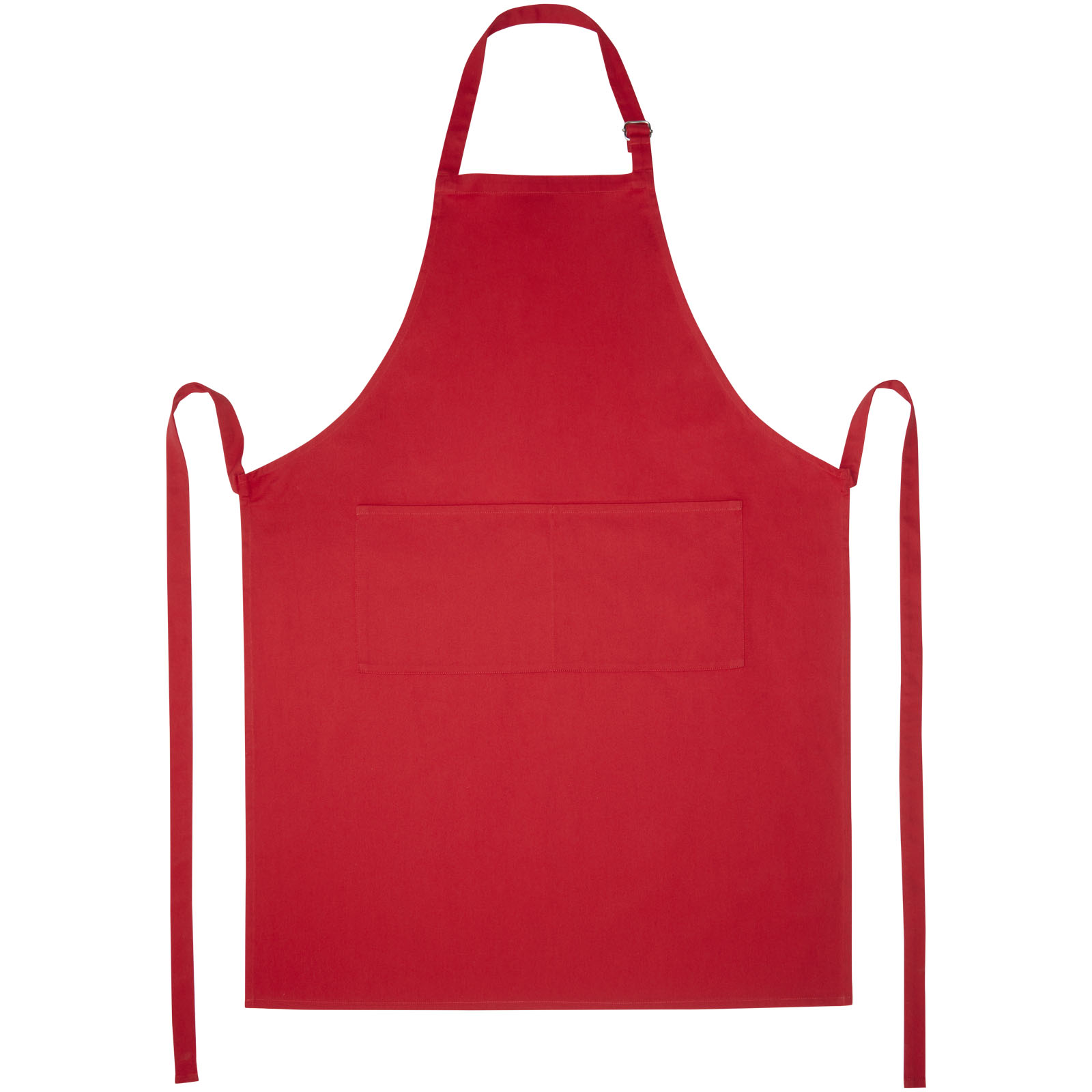 Andrea 240 g/m² Schürze mit verstellbarem Nackenband rot