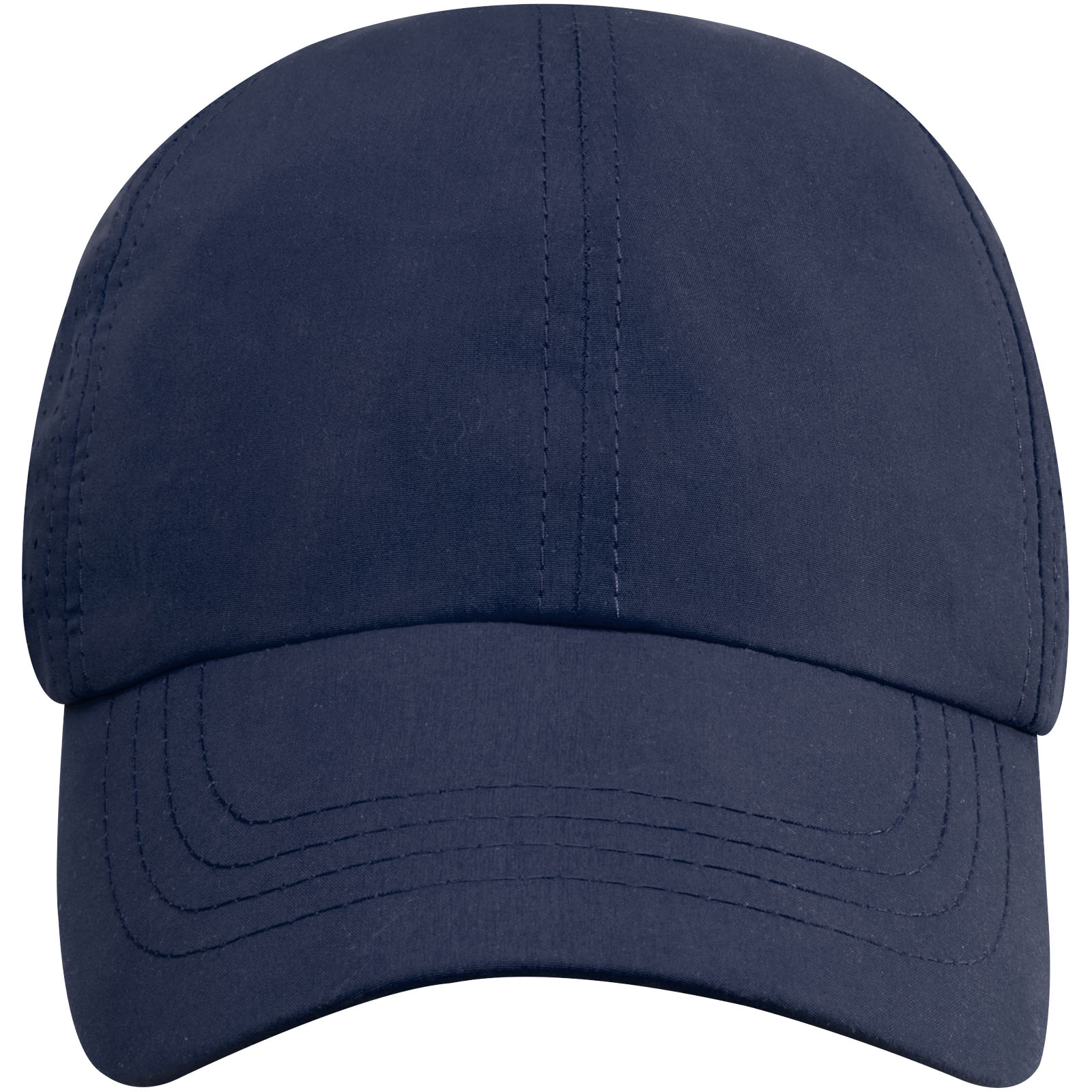 Mica 110 g/m² GRS recycelte Cool Fit Kappe mit sechs Segmenten navy