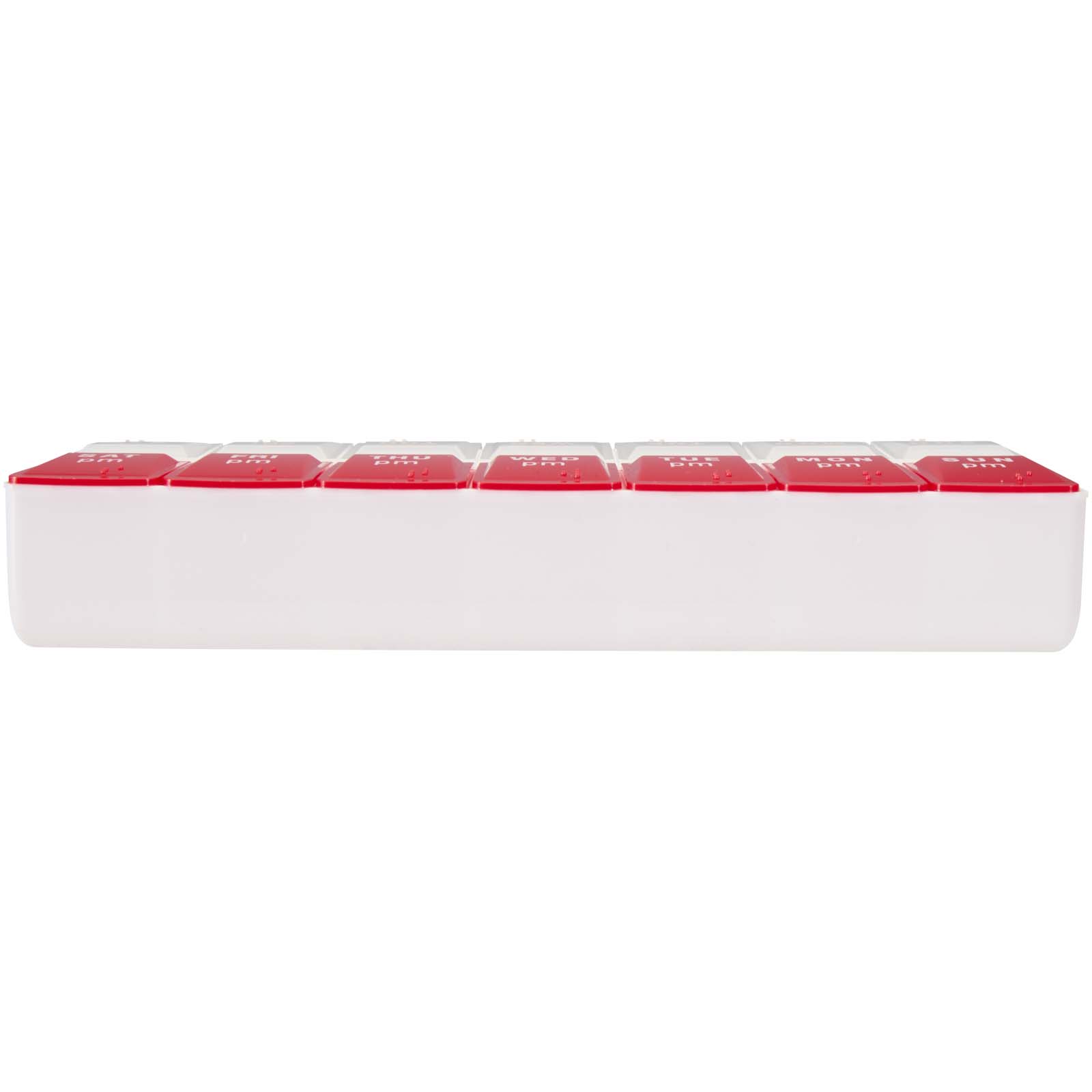 Cycle 7 Tage Tabletten Box für morgens und abends rot