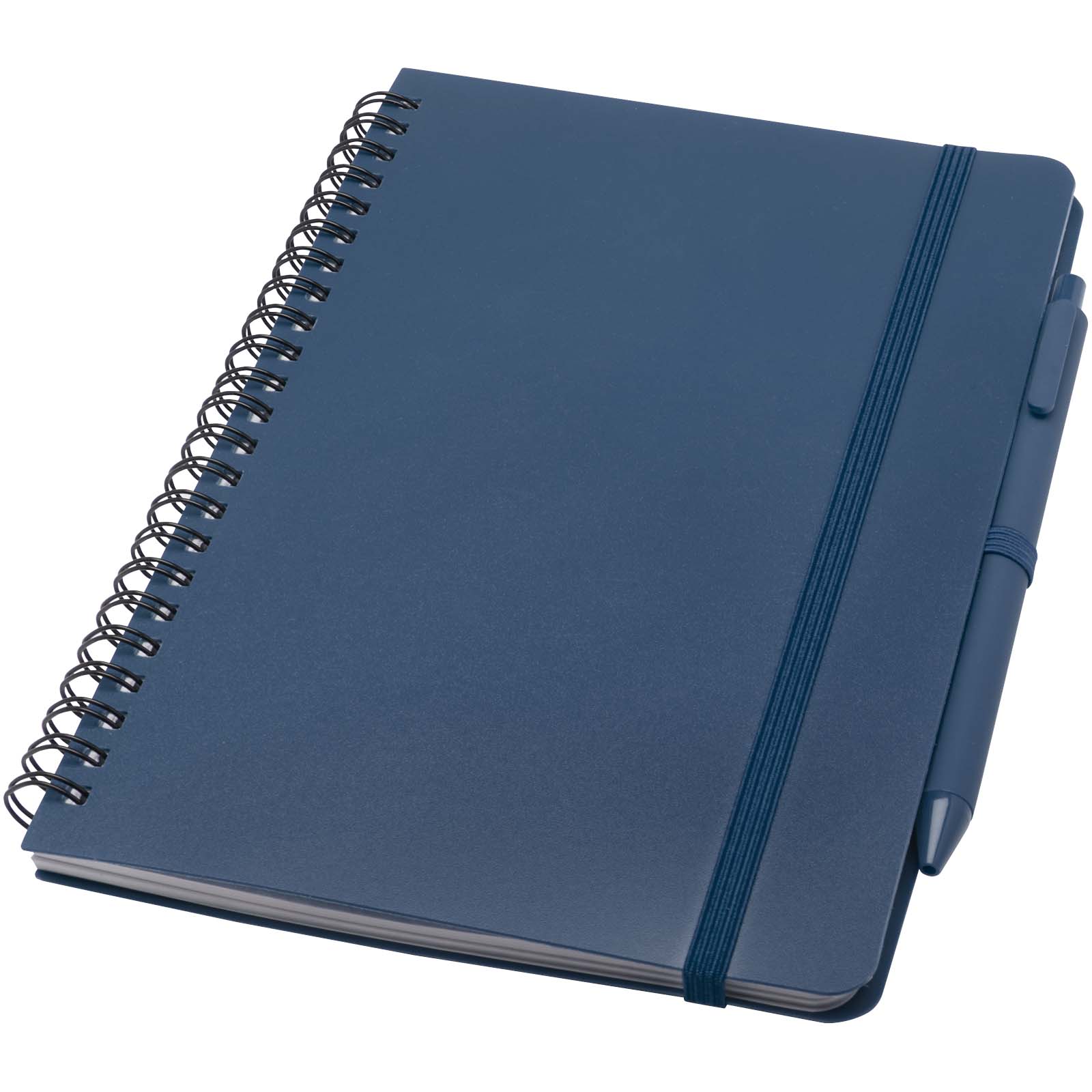 Thalaasa A5 Hardcover Notizbuch mit Kugelschreiber (schwarze Mine) Ozeanblau