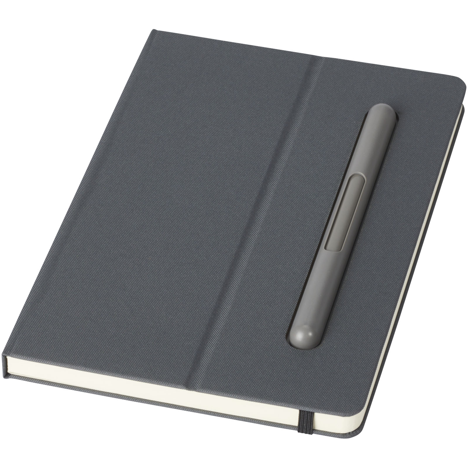 Skribo Kugelschreiber und Notizbuch im Set grau