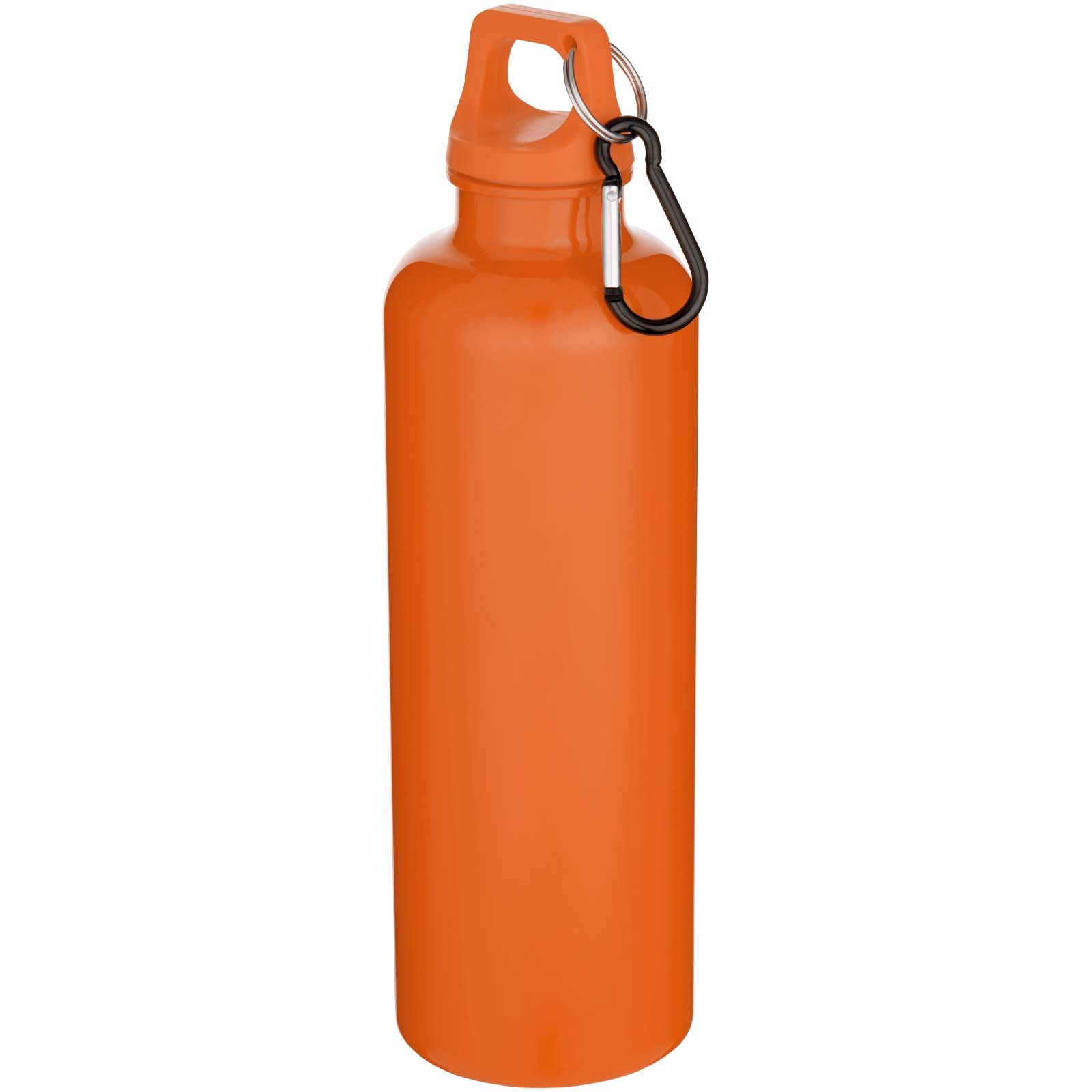 Oregon 750 ml einfarbige RS-zertifizierte Wasserflasche aus recyceltem Kunststoff mit Karabinerhaken orange