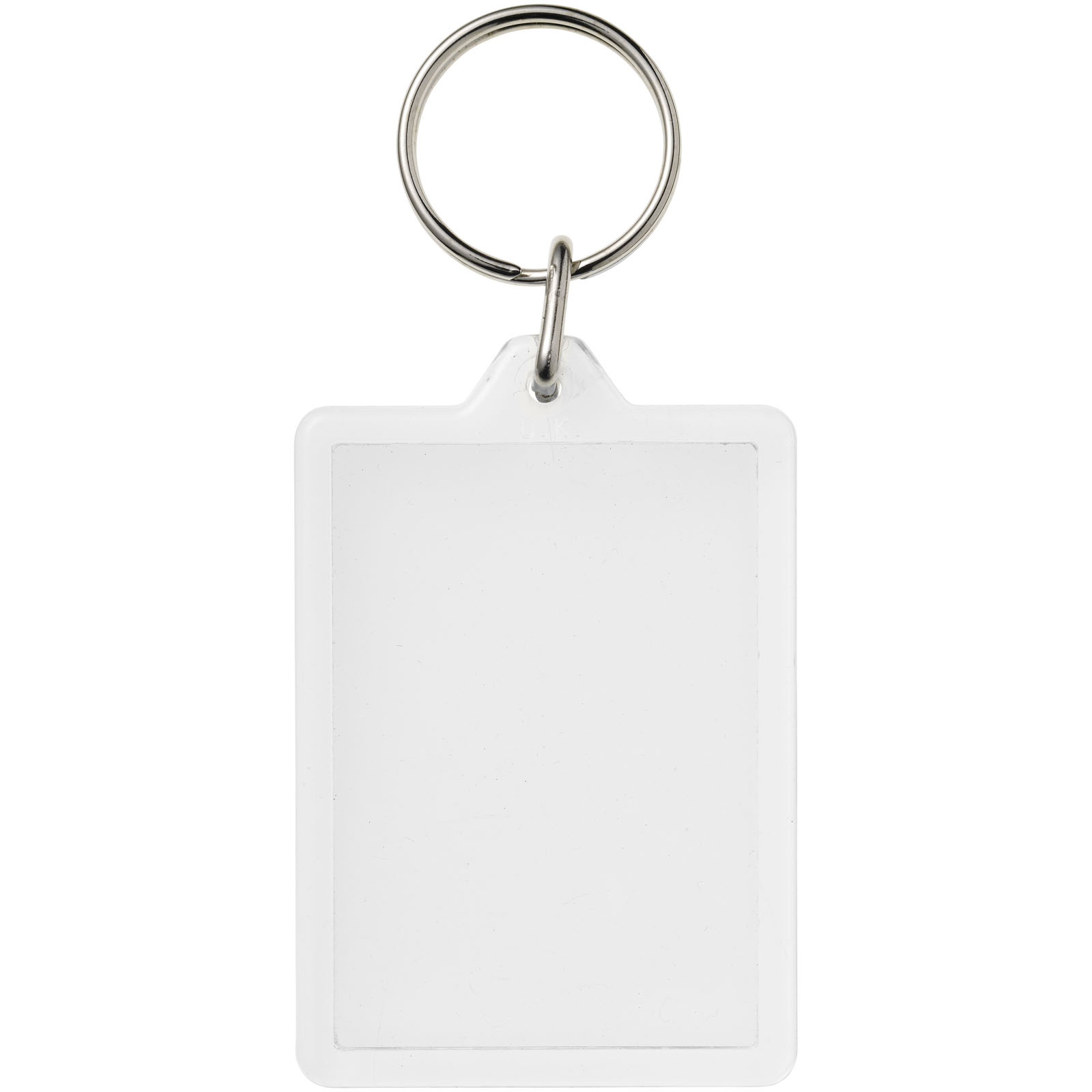 Vito rechteckiger C1 Schlüsselanhänger transparent klar