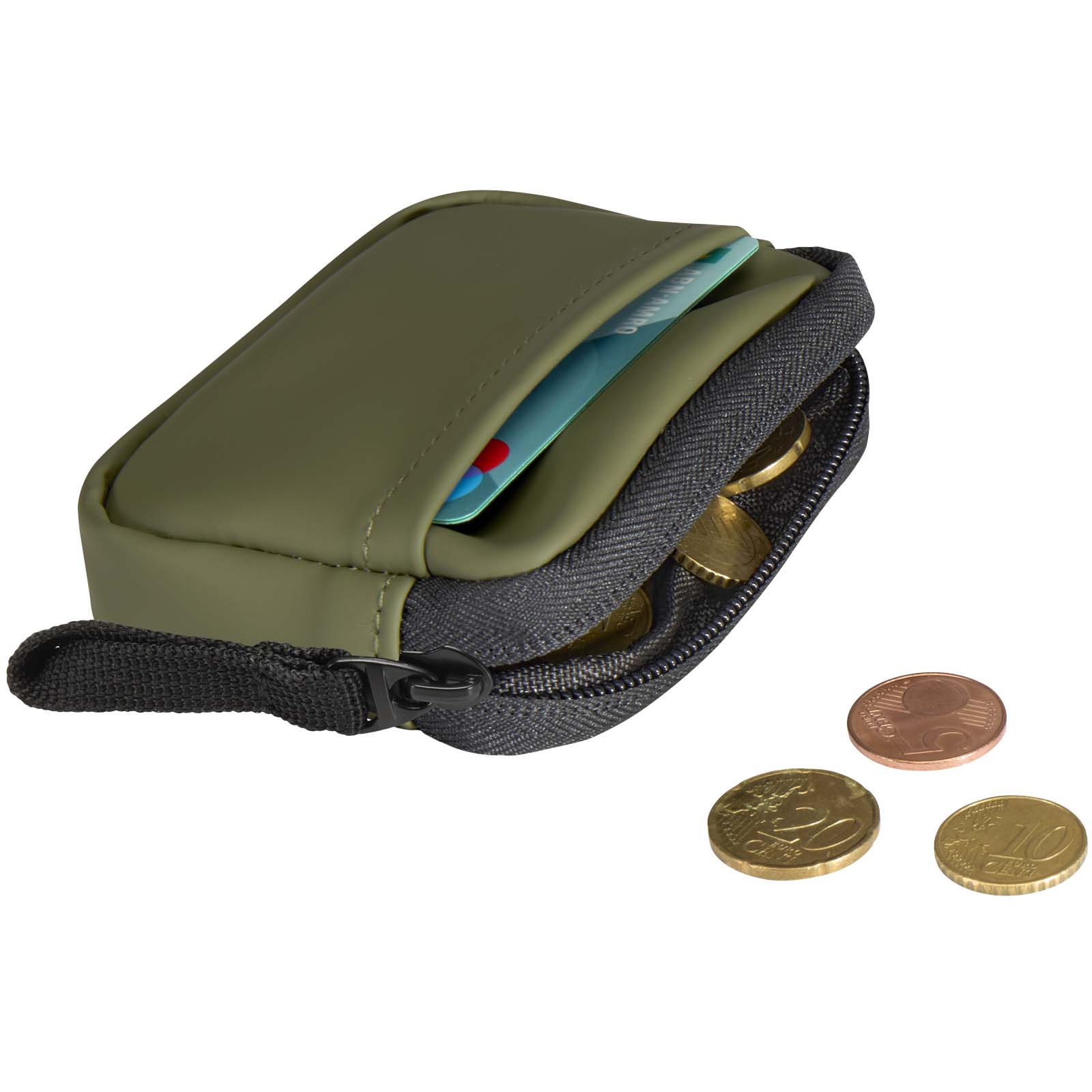 Resi Plus GRS recycelte Brieftasche waldgrün