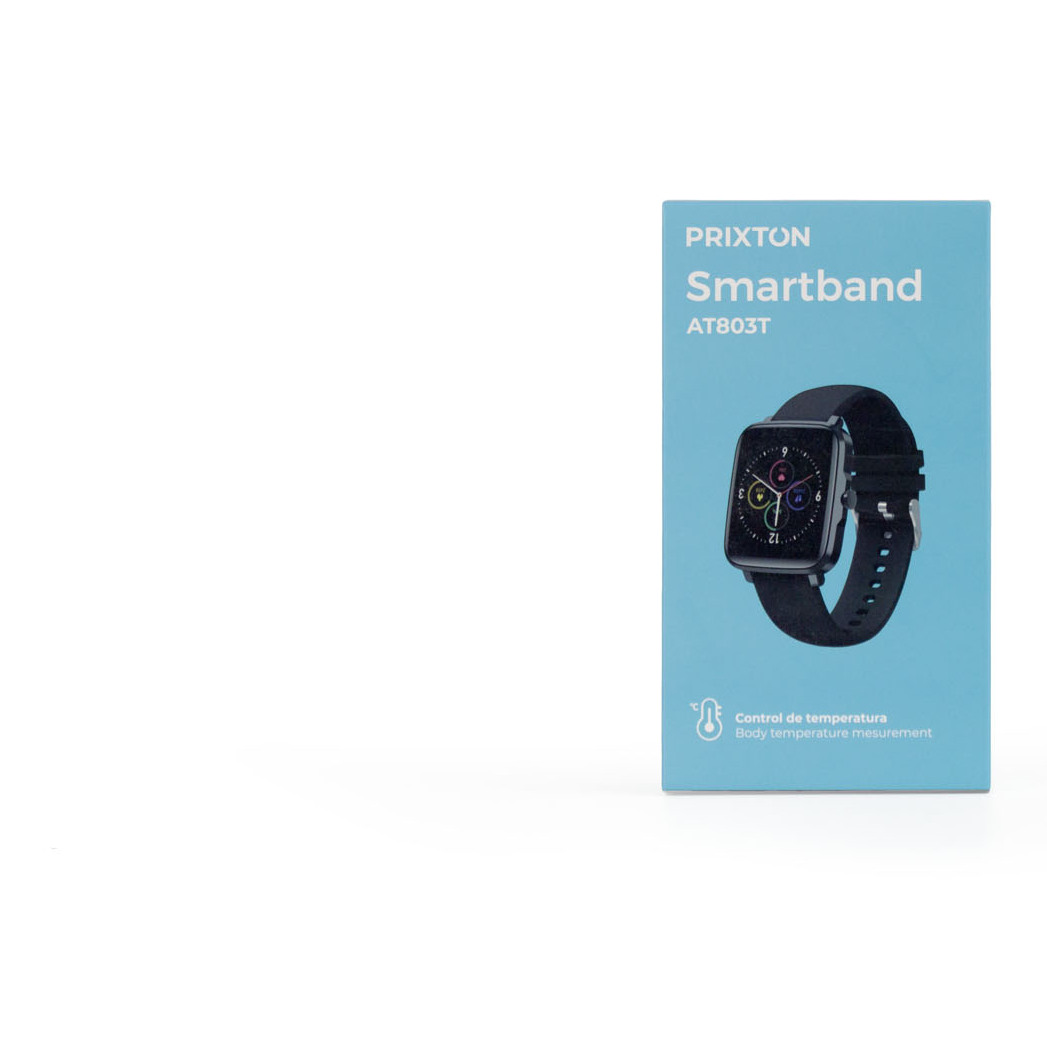 Prixton AT803 Activity Tracker mit Thermometer schwarz