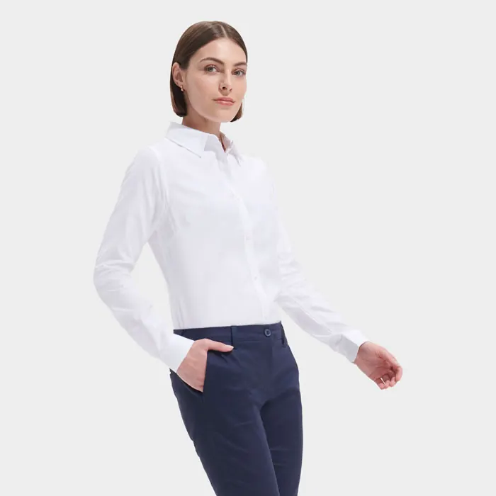 Damen-Bluse mit Fischgratmuster Brody