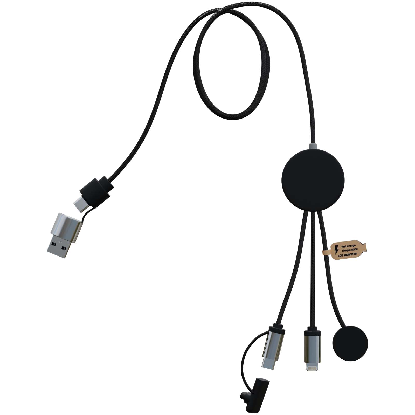 SCX.design C34 7 in 1 Ladekabel für Smartwatches schwarz
