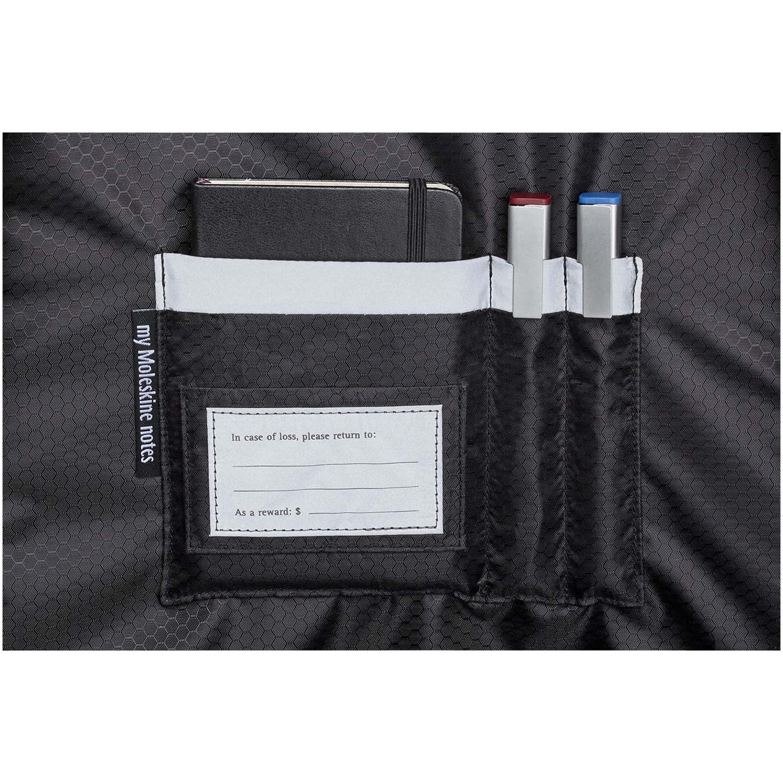 Moleskine Metro Slim Rucksack schwarz