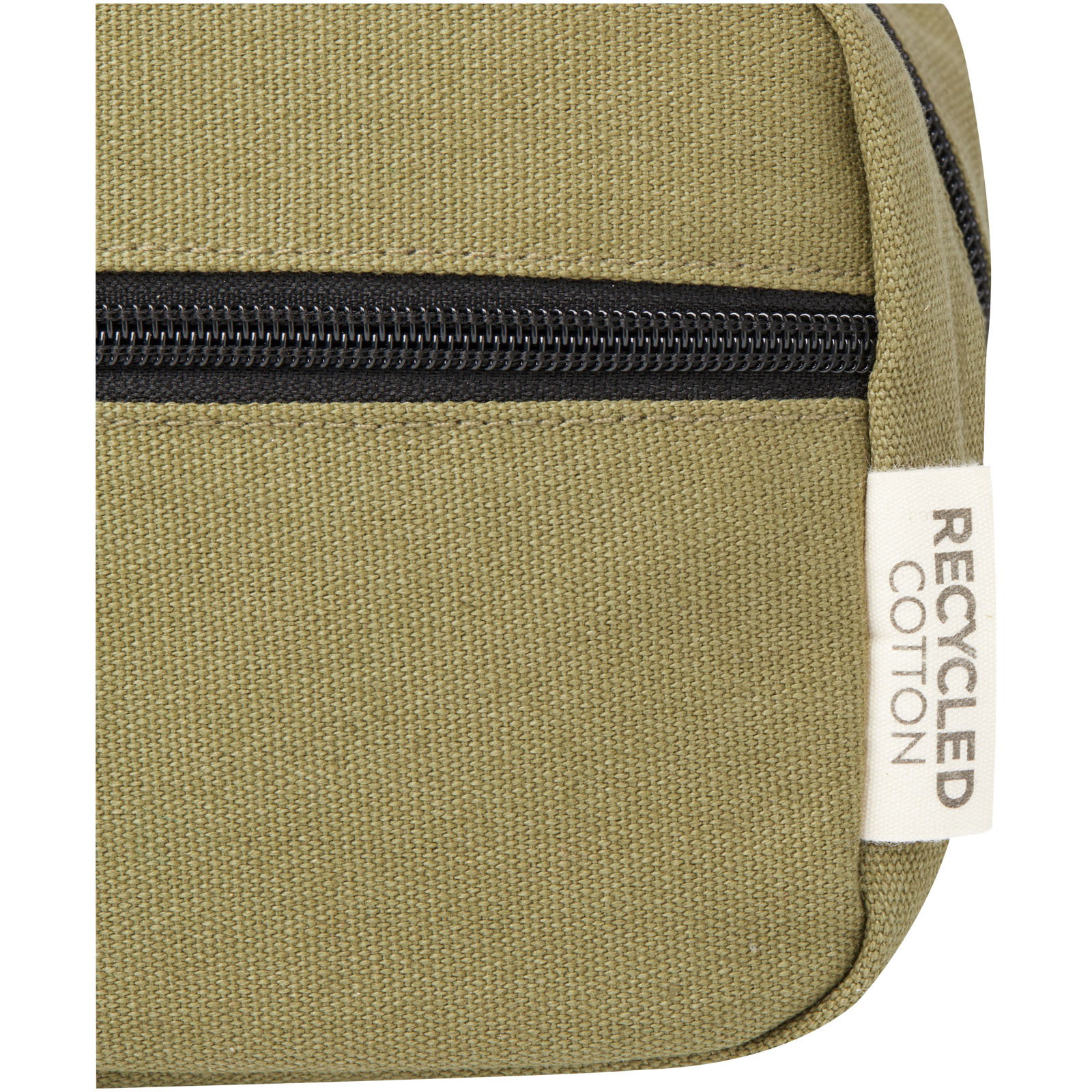 Joey Kosmetiktasche aus GRS recyceltem Canvas 3,5 L olive