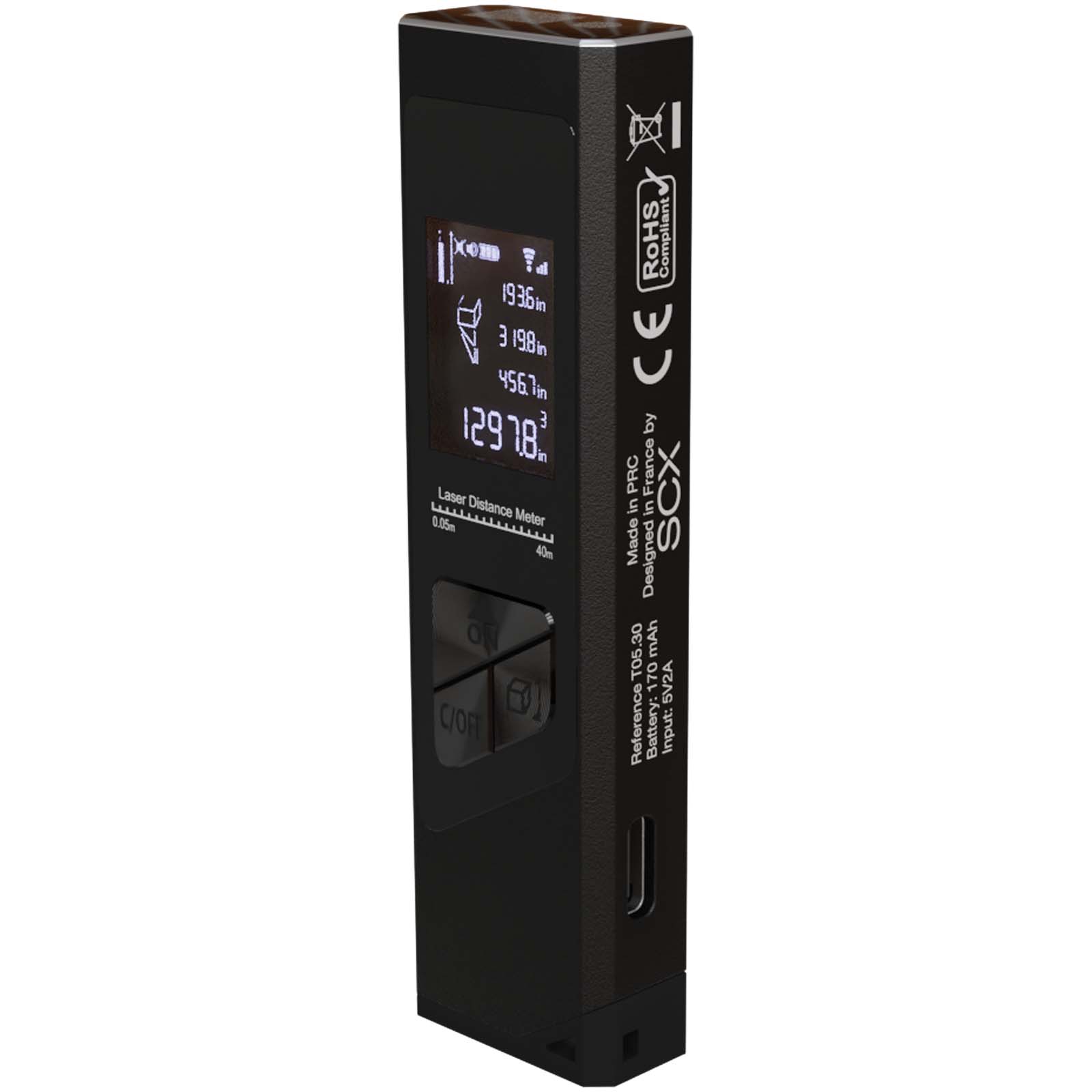 SCX.design T05 Mini-Laser-Entfernungsmesser schwarz