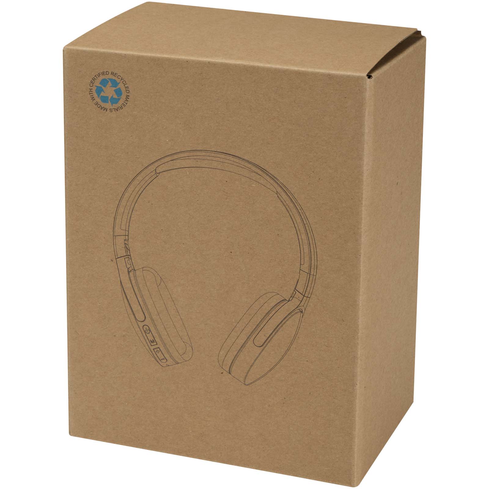 Ancha Over-Ear Wireless Bluetooth® Headset aus recyceltem Kunststoff schwarz