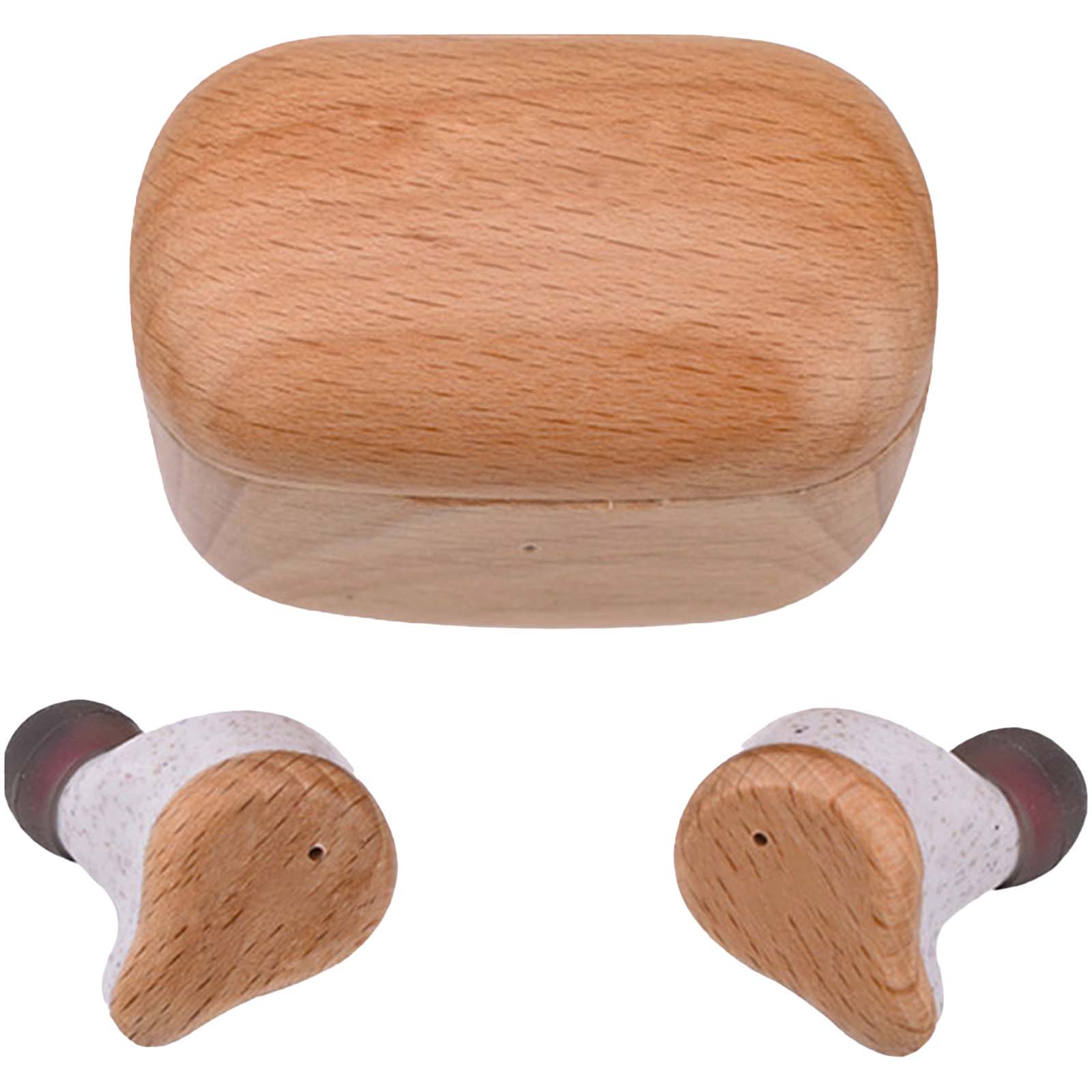 Prixton TWS163 Bluetooth® Ohrhörer holz