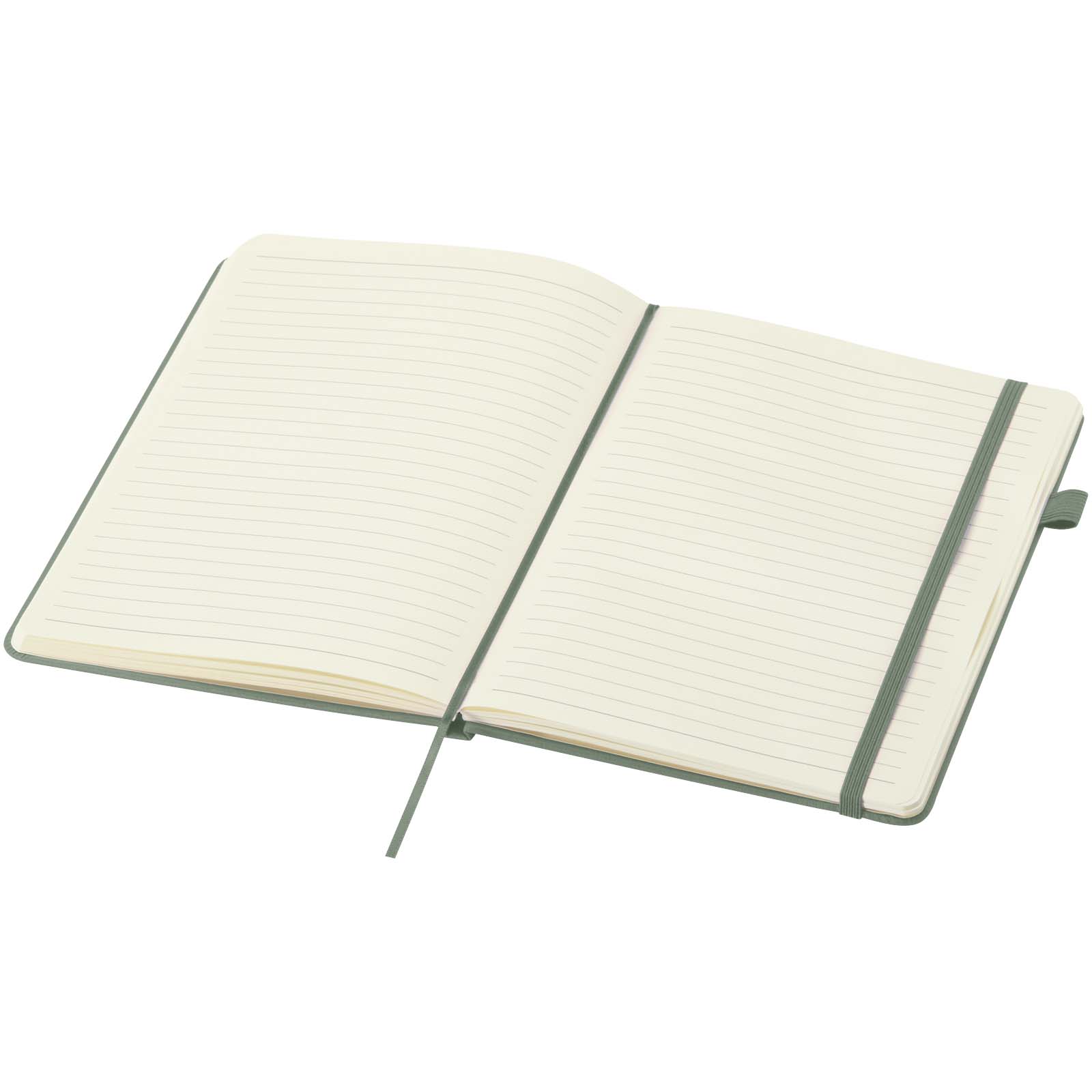 Liss A5 Hardcover Notizbuch aus recyceltem Kunststoff heather grün