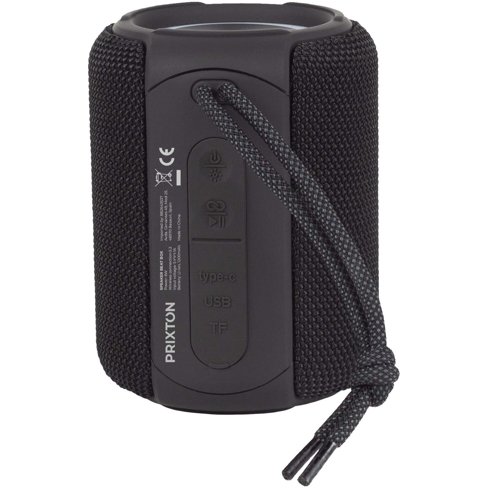 Prixton Beat Box Lautsprecher grau