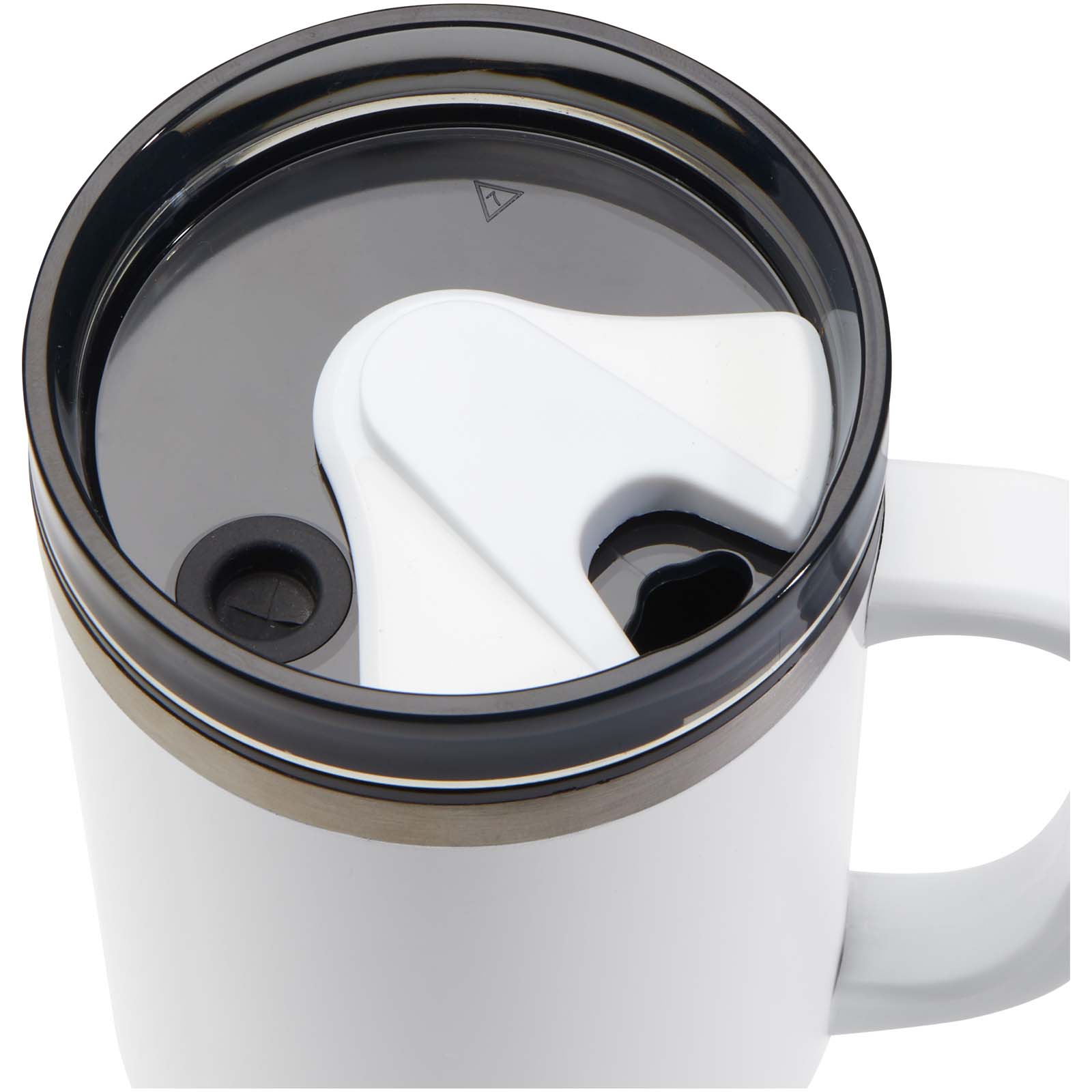 Melbourne 1200 ml RCS-zertifizierter Isolierbecher mit Strohhalm weiss
