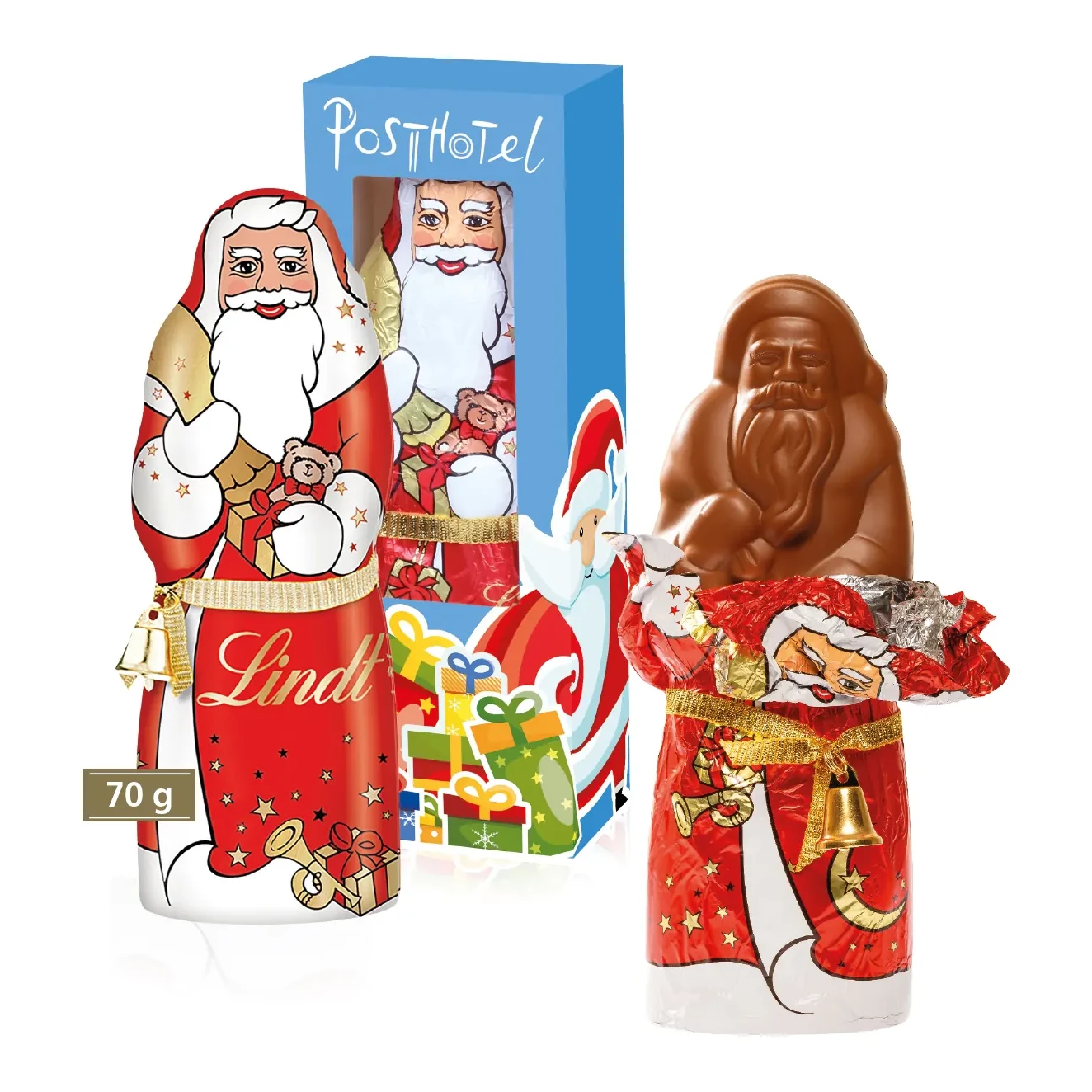 Lindt Weihnachtsmann mit Glöckchen, 70 g