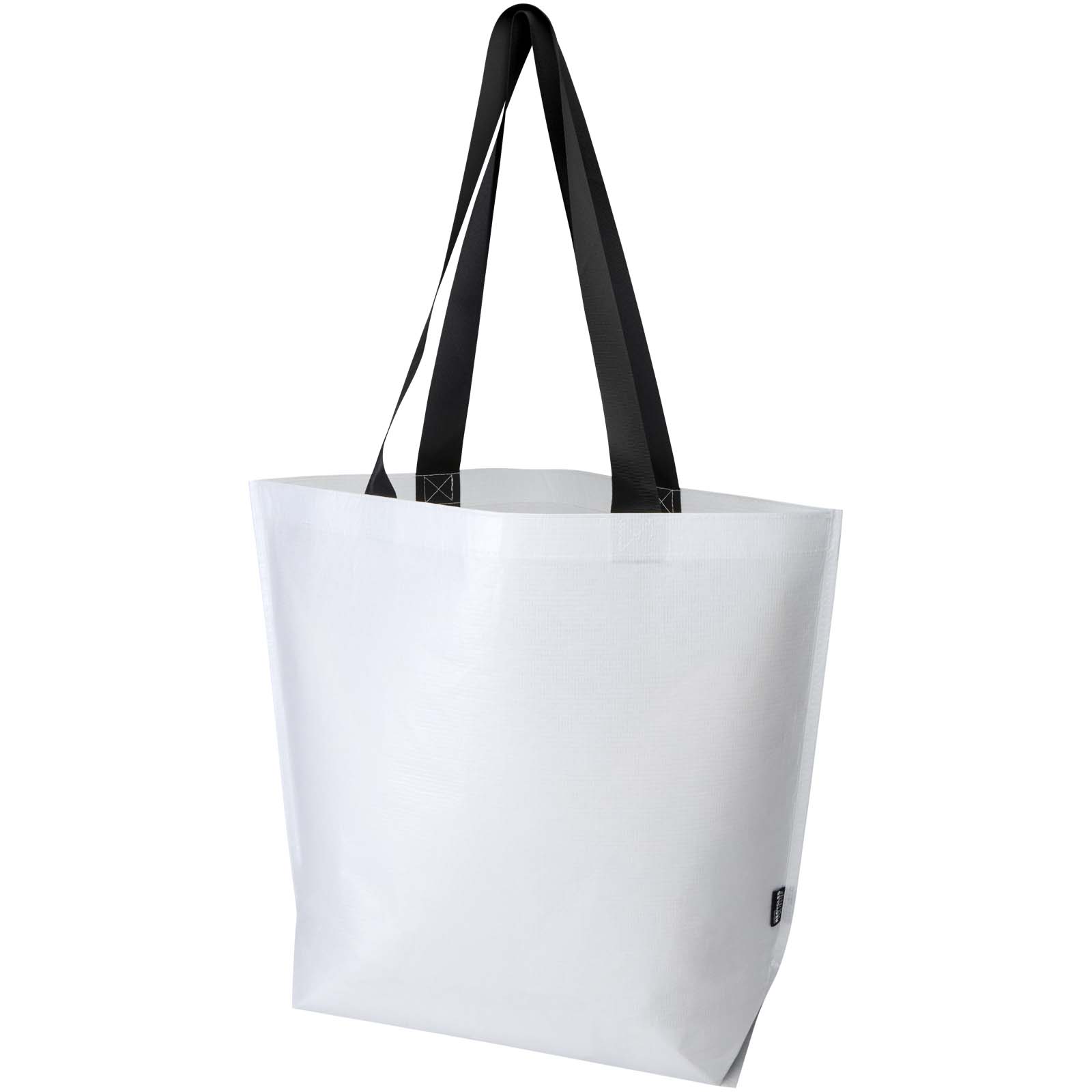 Duo GRS recycelte doppellaminierte Tragetasche Oversize 30L weiss